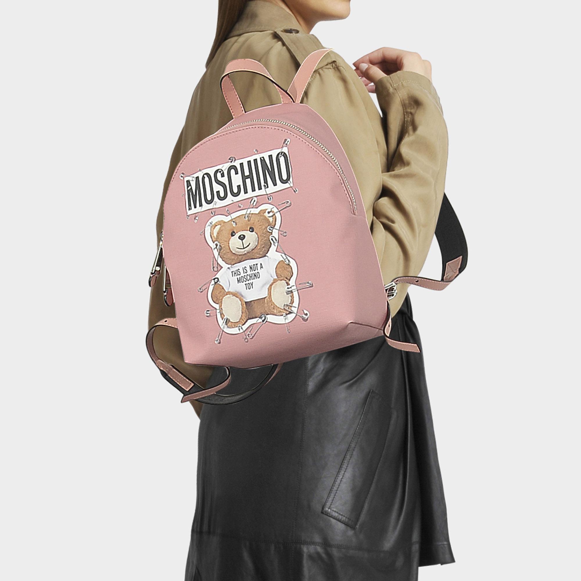 moschino teddy backpack