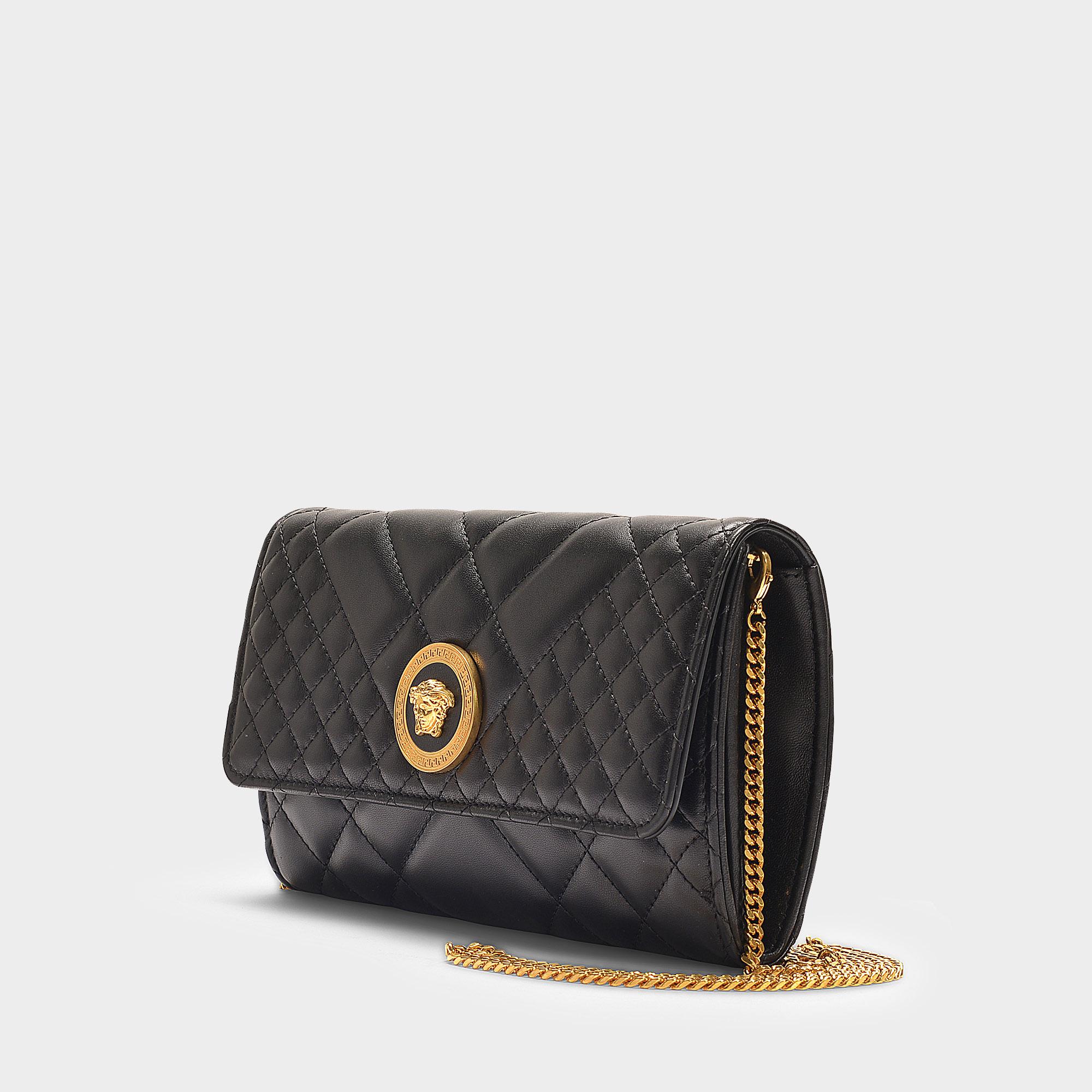 Versace quilted medusa evening bag Clearance