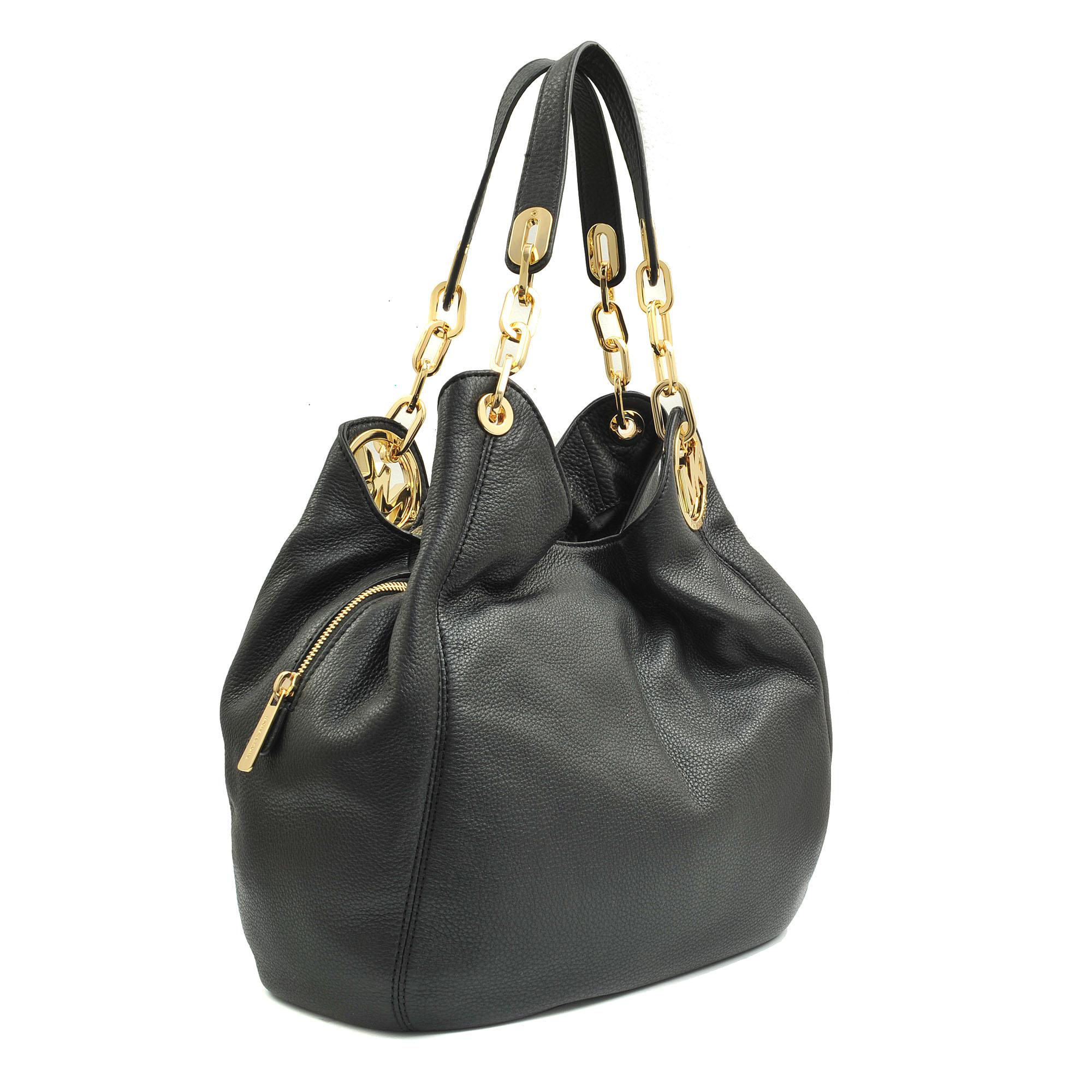 michael kors fulton large leather hobo