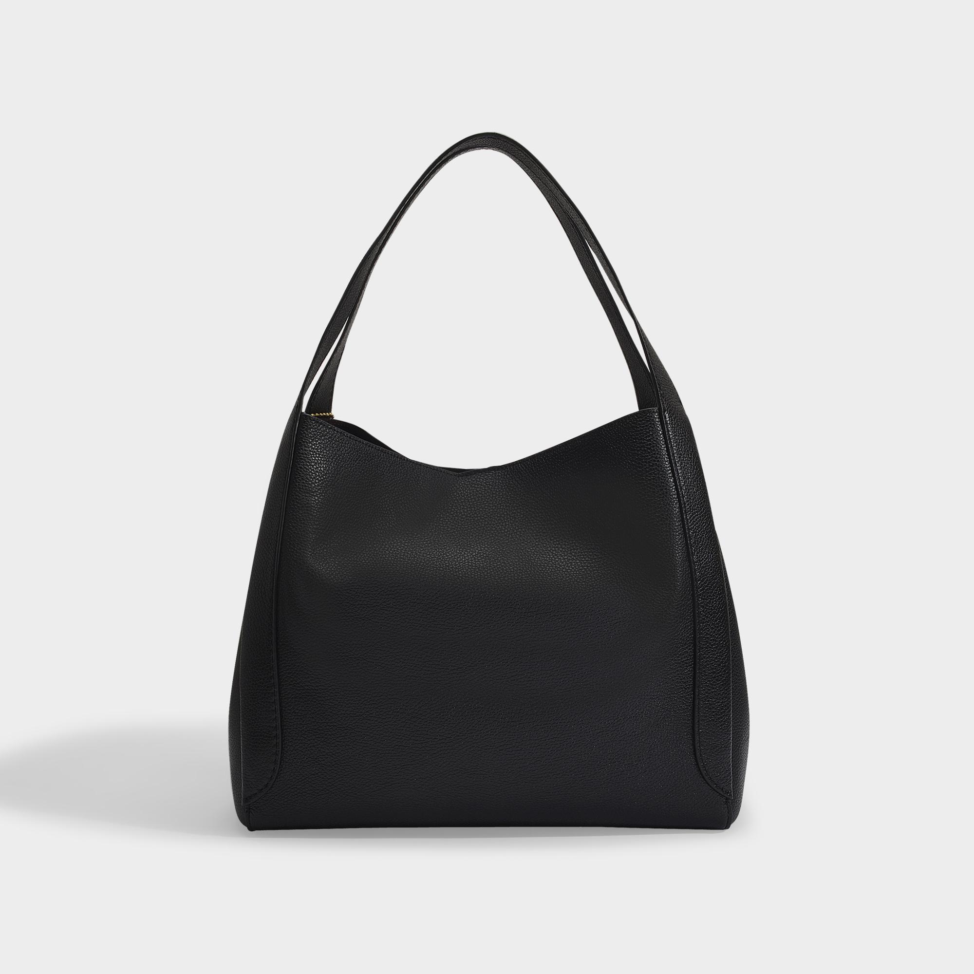 COACH Hadley Hobo Bag In Black Leather - Lyst