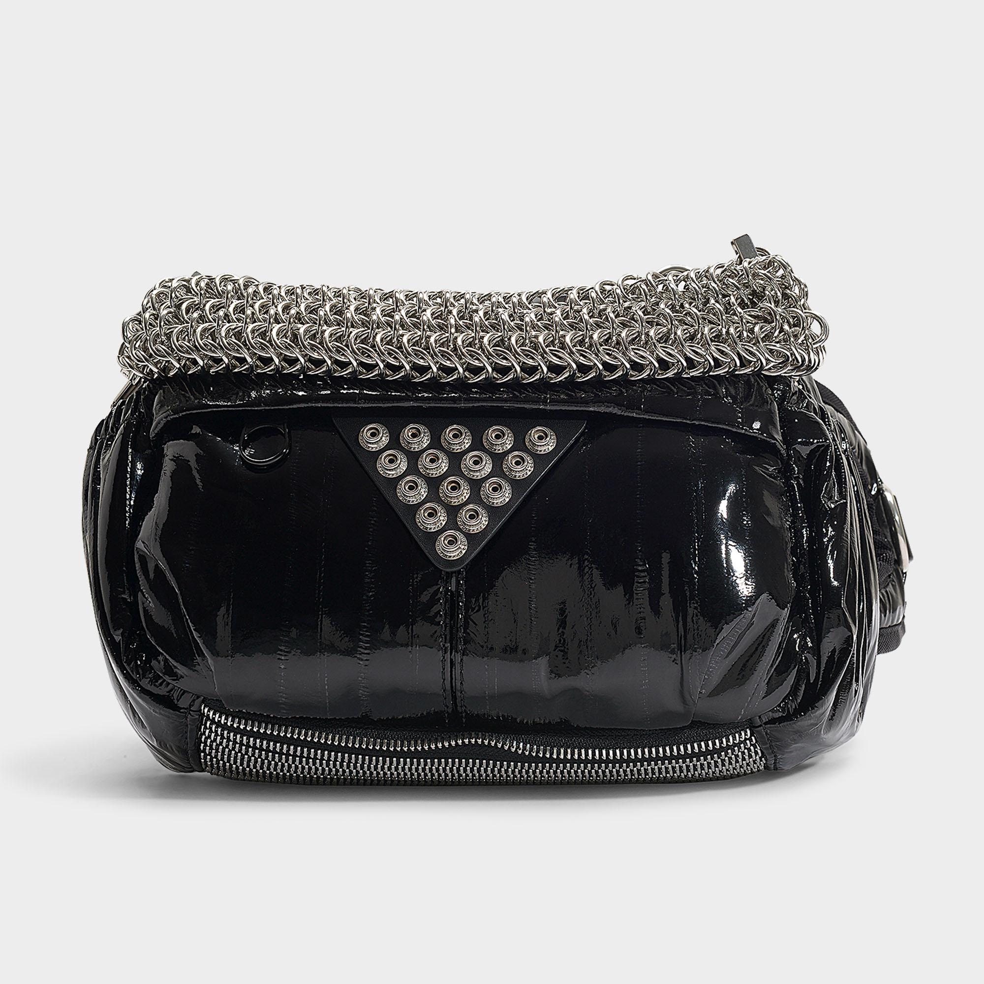 Alexander Wang Leather Neo Waist Bag In Black Calfskin - Lyst