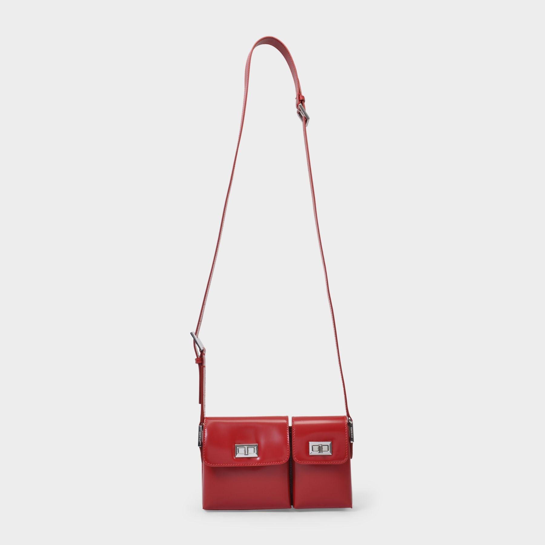 BY FAR Leather Baby Billy Bag in Red - Lyst