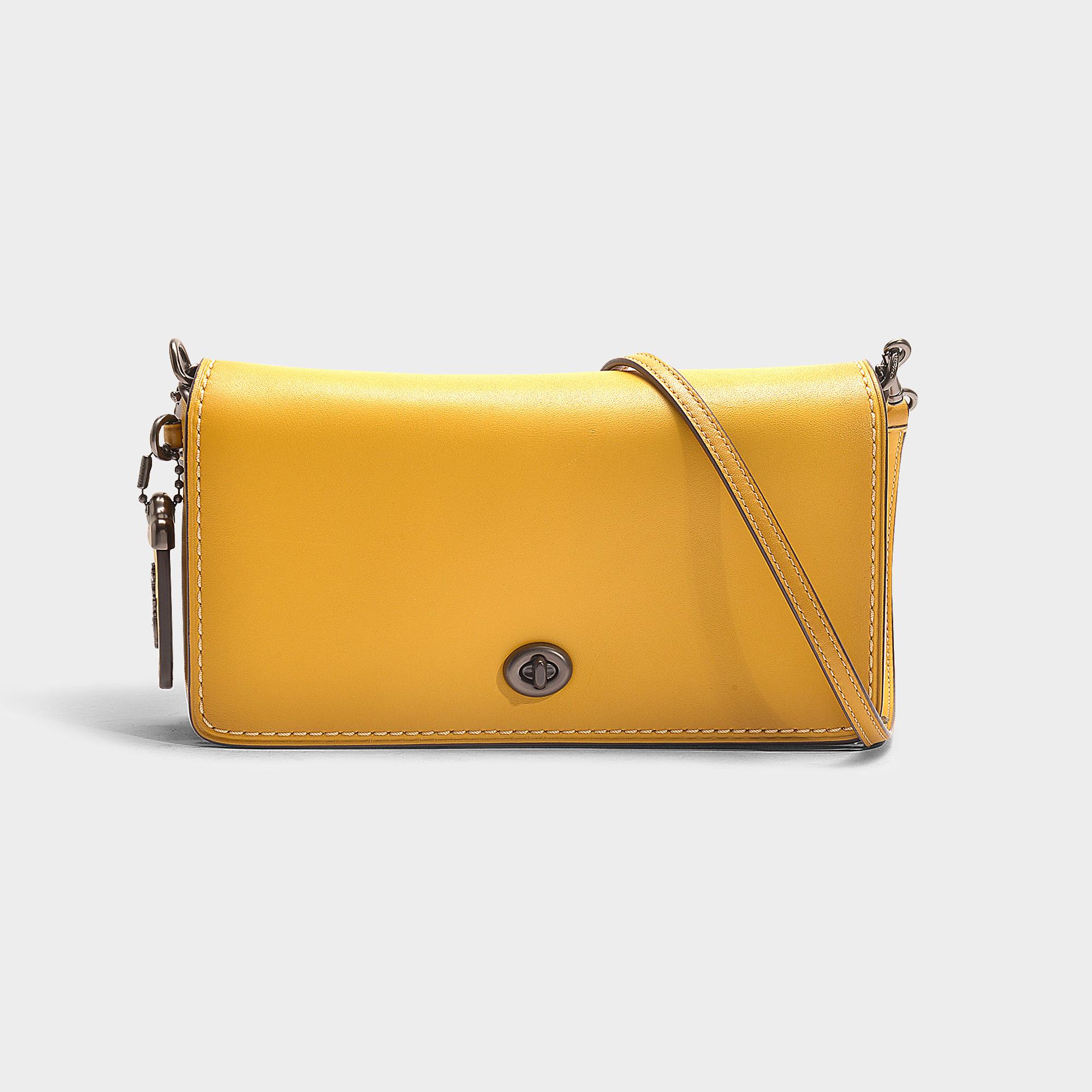 Coach dinky best sale yellow