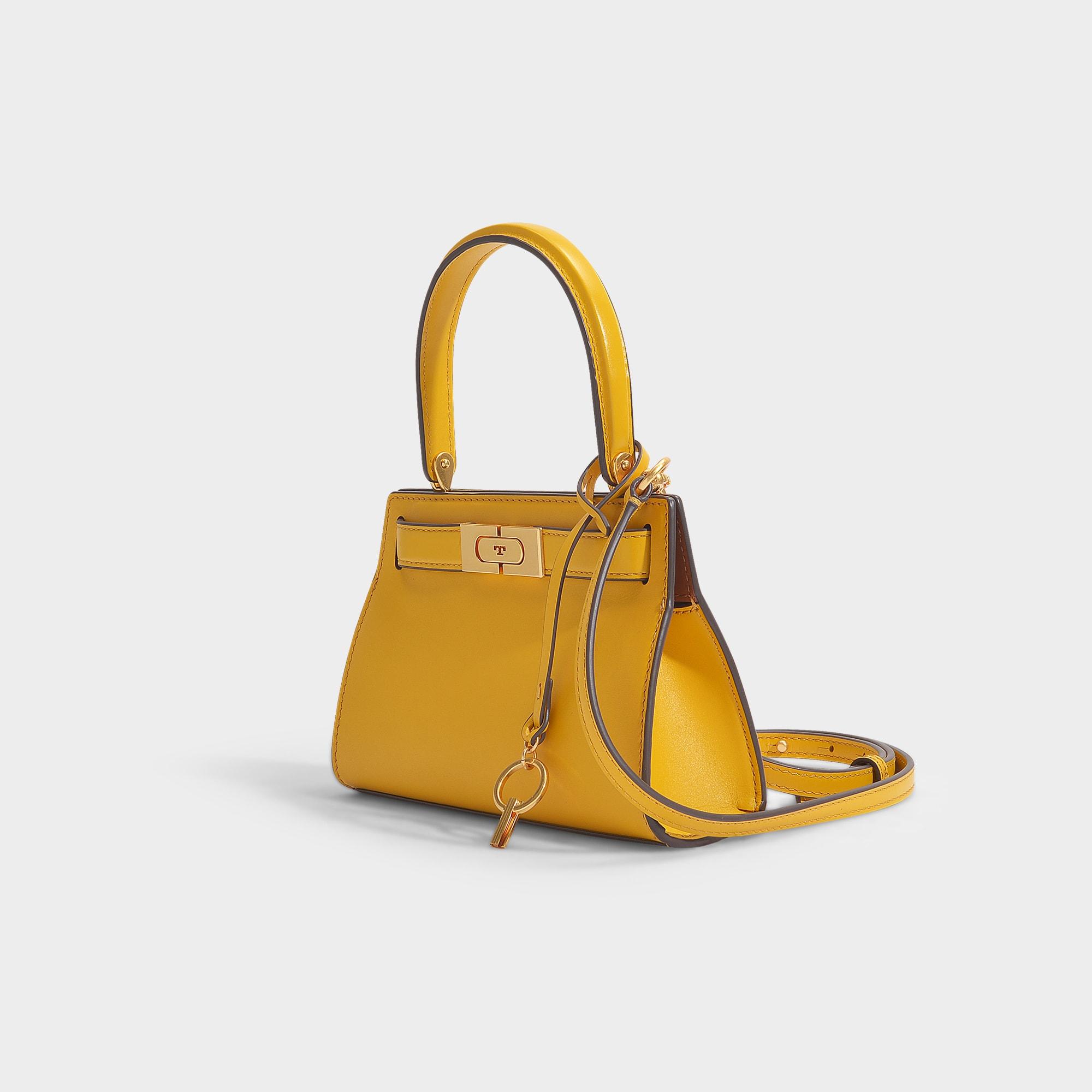 Tory Burch Lee Radziwill Petite Bag in Yellow | Lyst