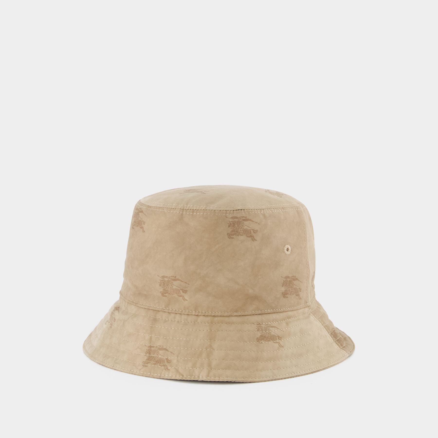 BURBERRY Checked cotton-blend twill bucket hat