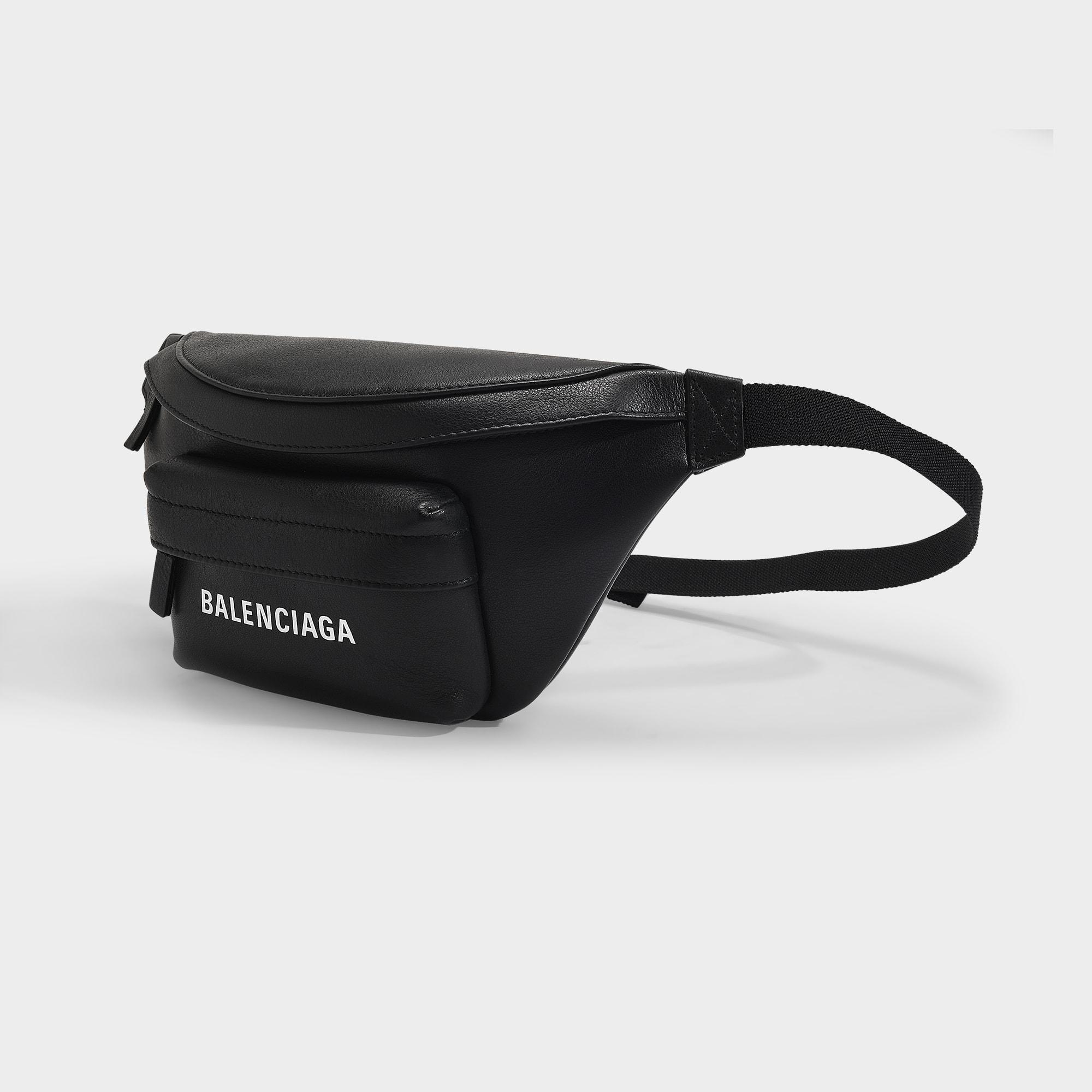 Balenciaga Everyday Xs Belt Bag In Black Smooth Calfskin | Lyst