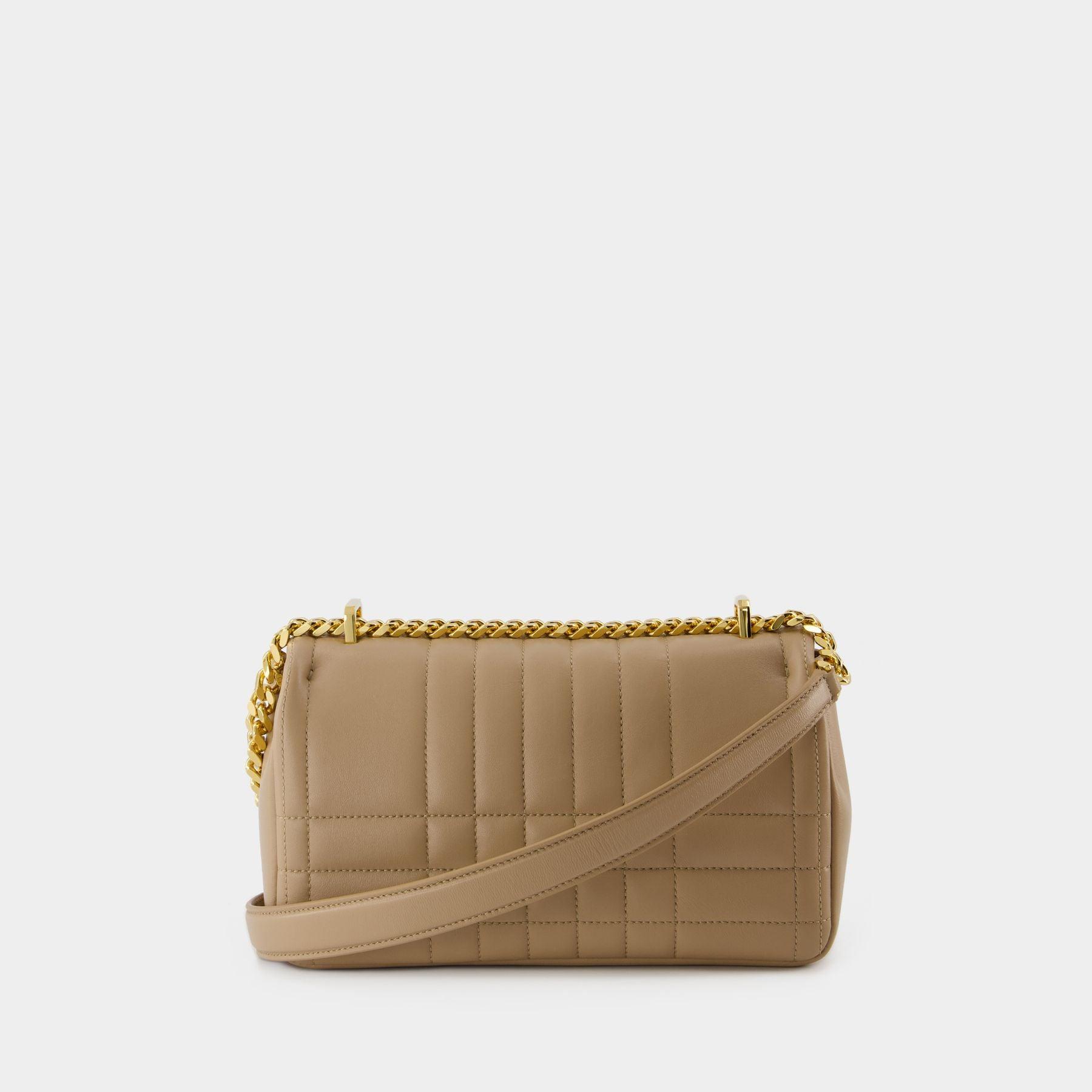 Burberry Lola Crossbody Bag - - Leather - Beige in Natural | Lyst