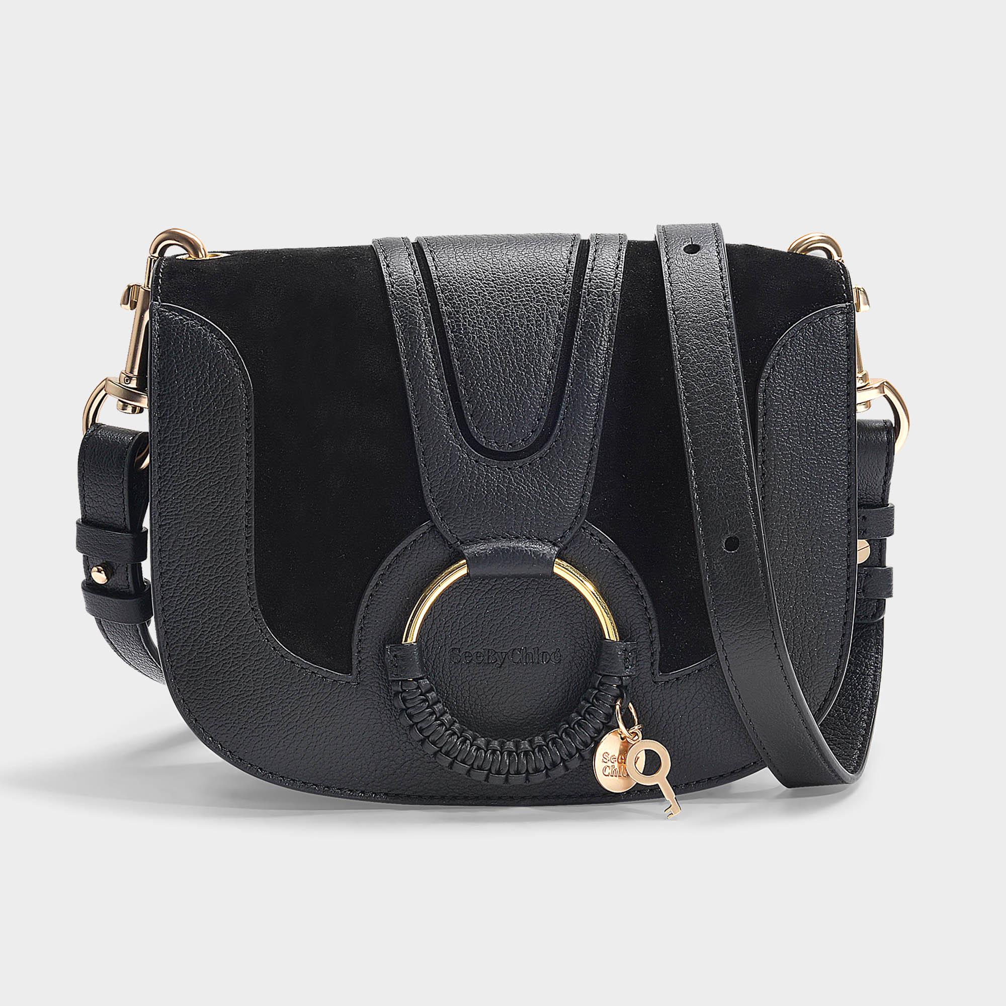 See By Chloé Leather Hana Medium Crossbody Bag In Black Lyst