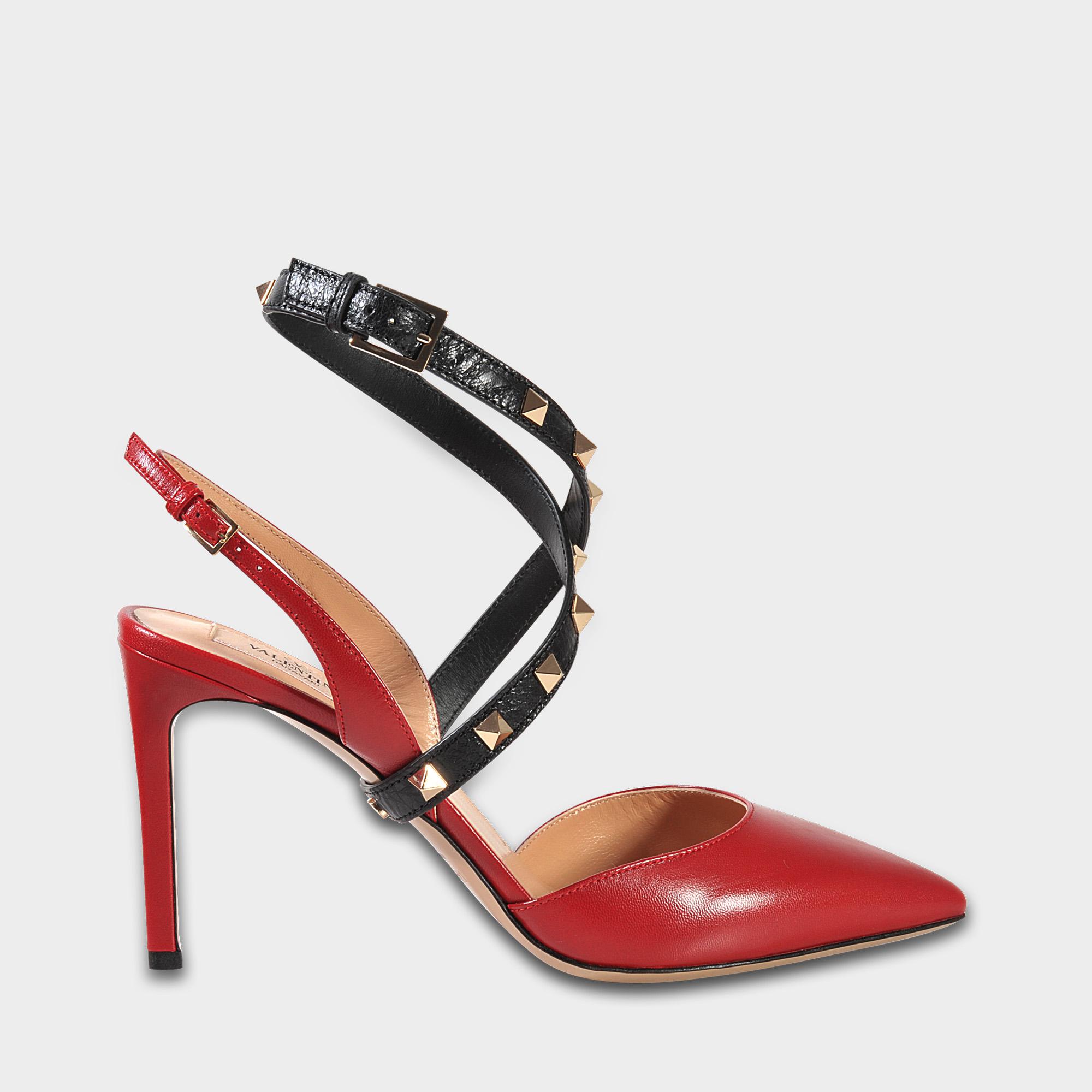 valentino studwrap slingback