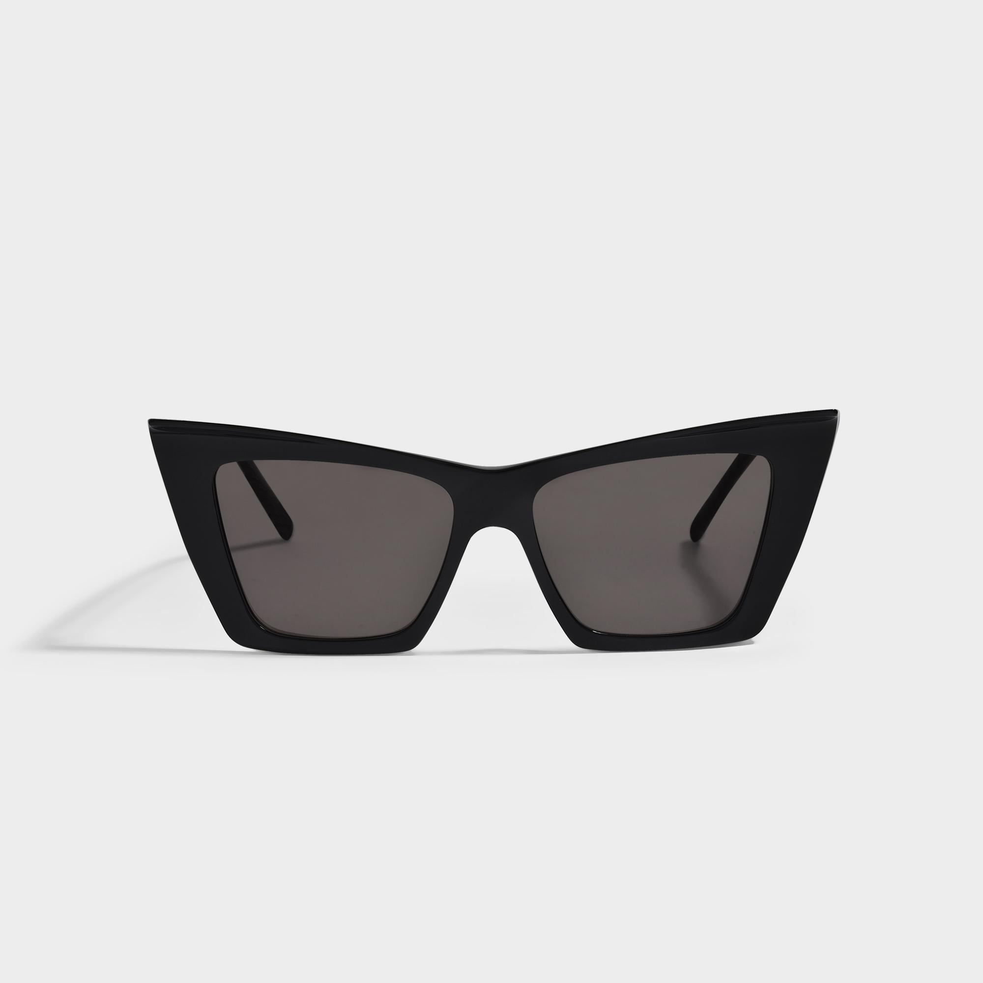 Saint Laurent Black Angular Sl 372 Sunglasses - Save 20% - Lyst