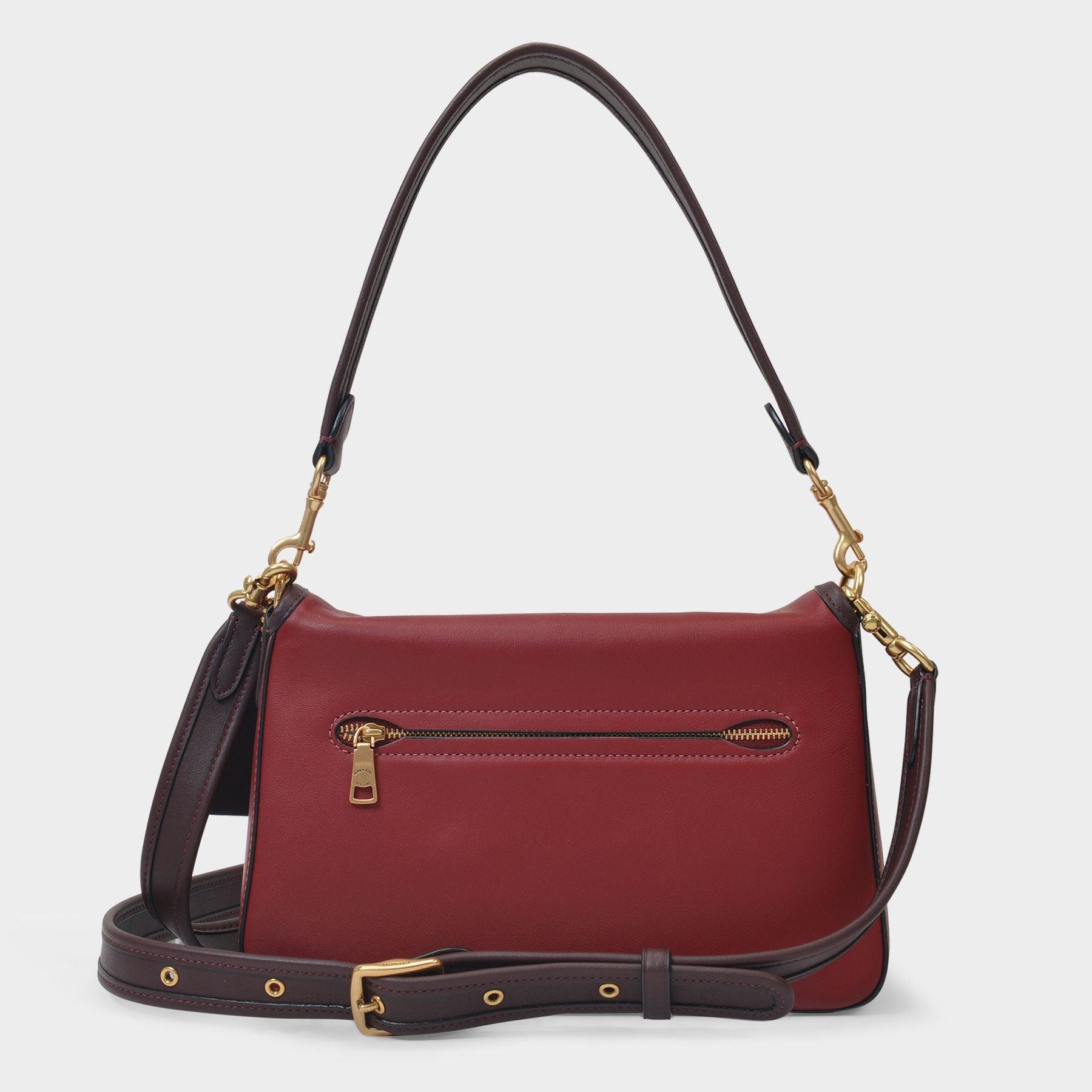 coach tabby burgundy