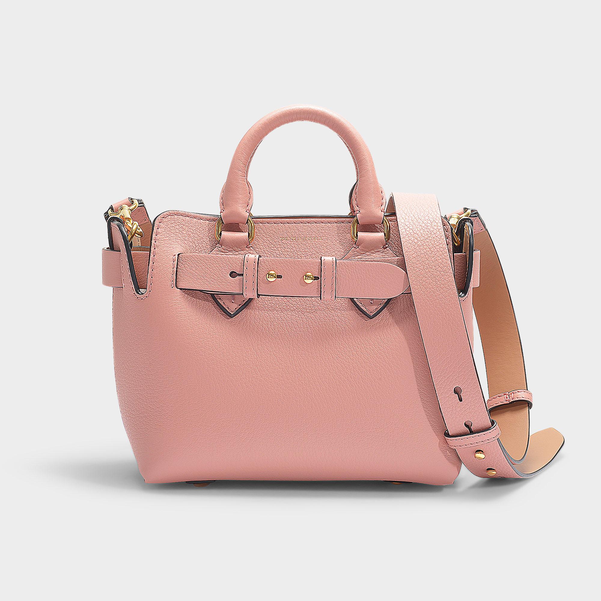 Burberry The Baby Belt Bag In Ash Rose Calfskin in Pink - Lyst