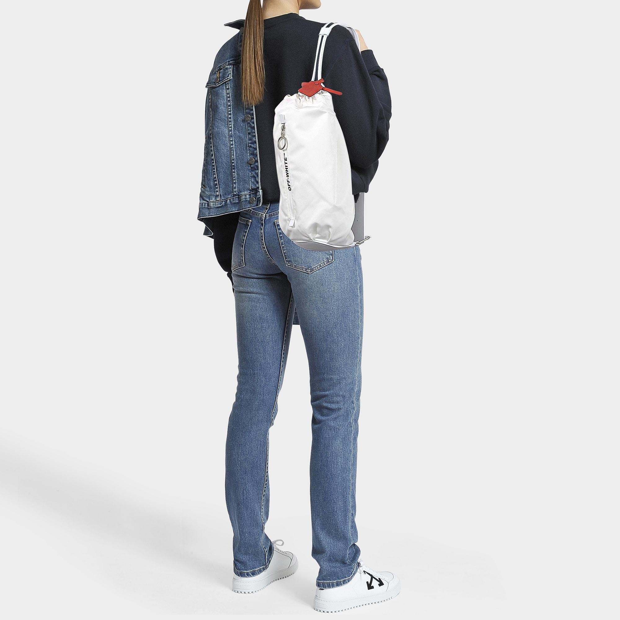 Off-White Nylon Convertible Bum Bag 'White
