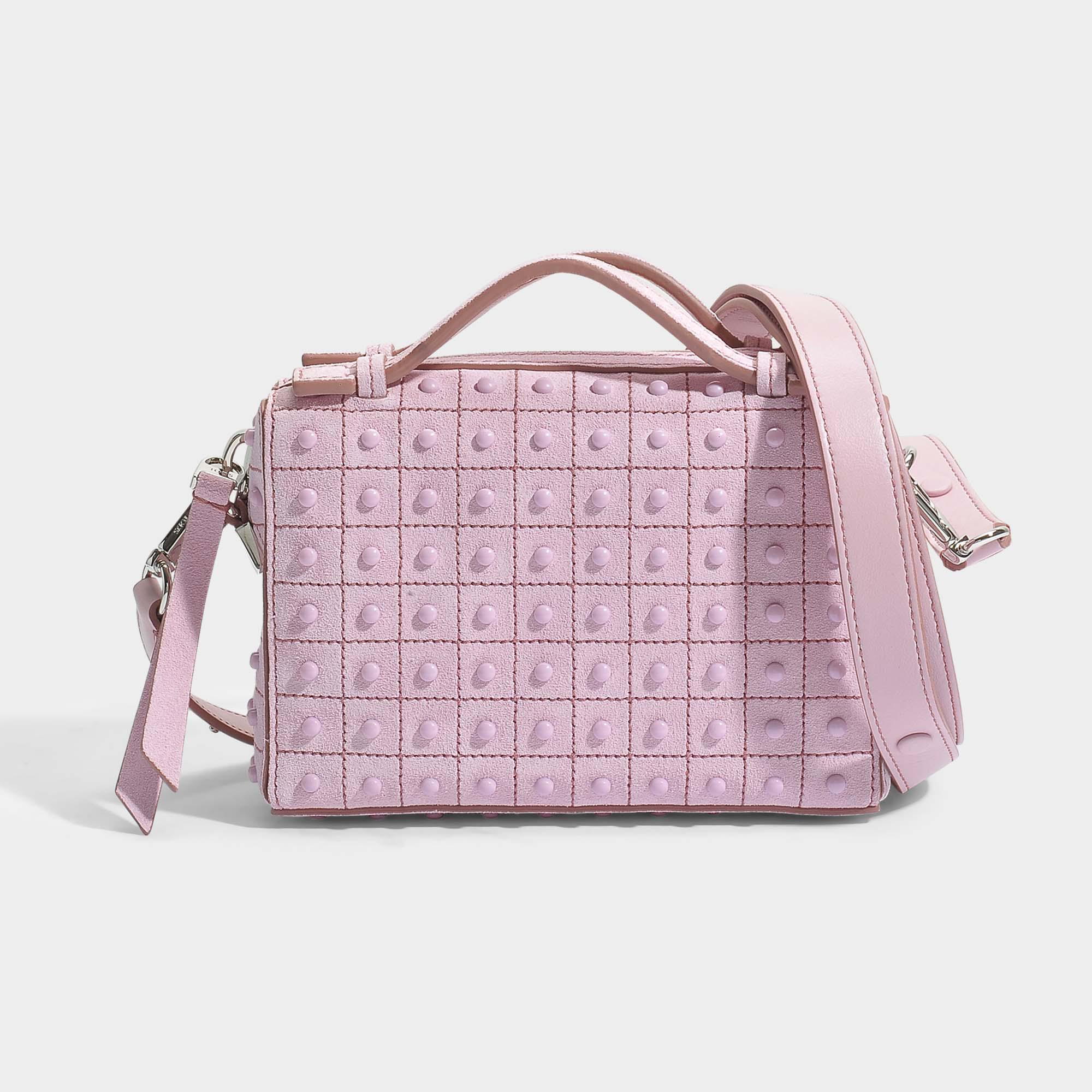 Tod's Rubber Don Bauletto Micro Gommini Bag in Pink - Lyst