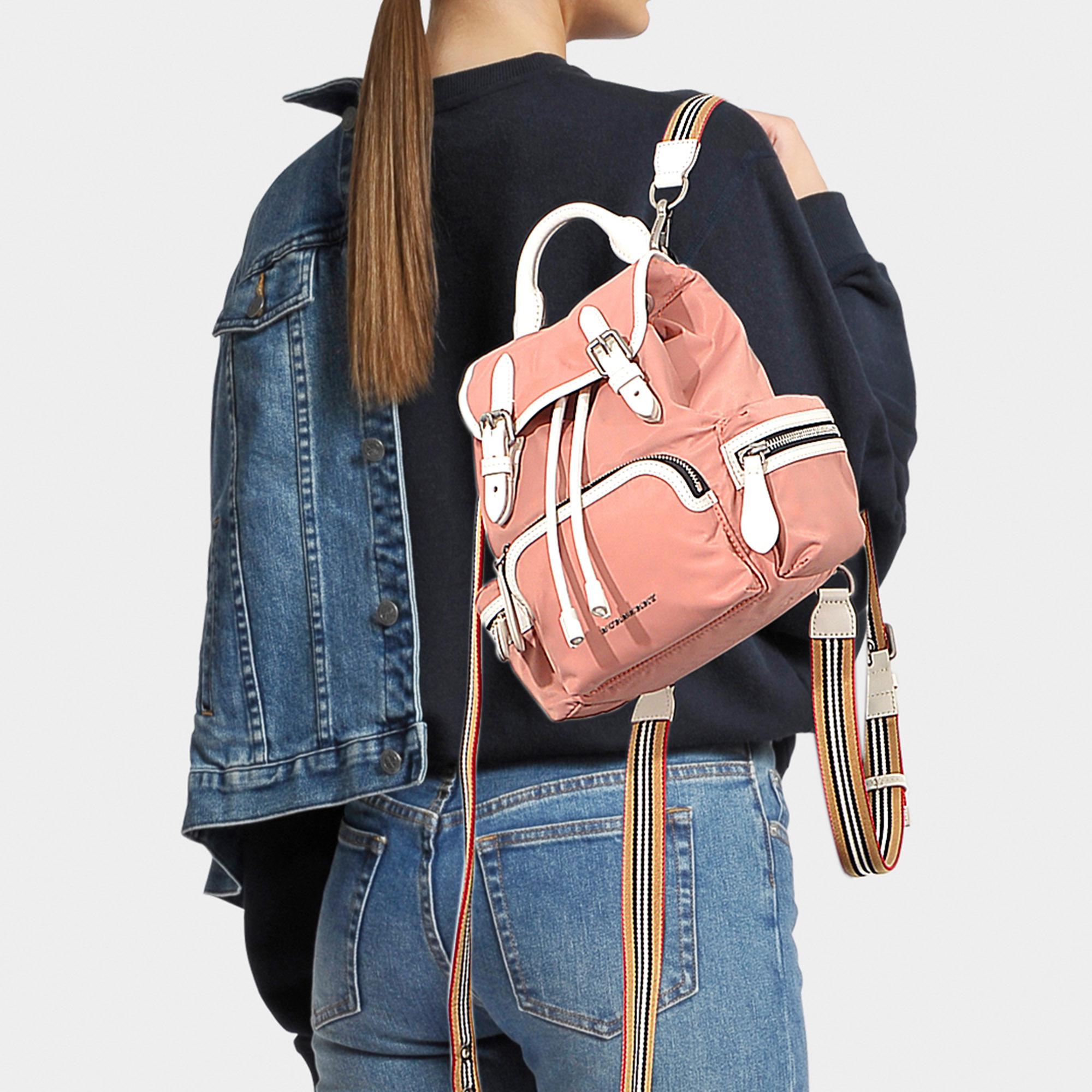 burberry pink backpack