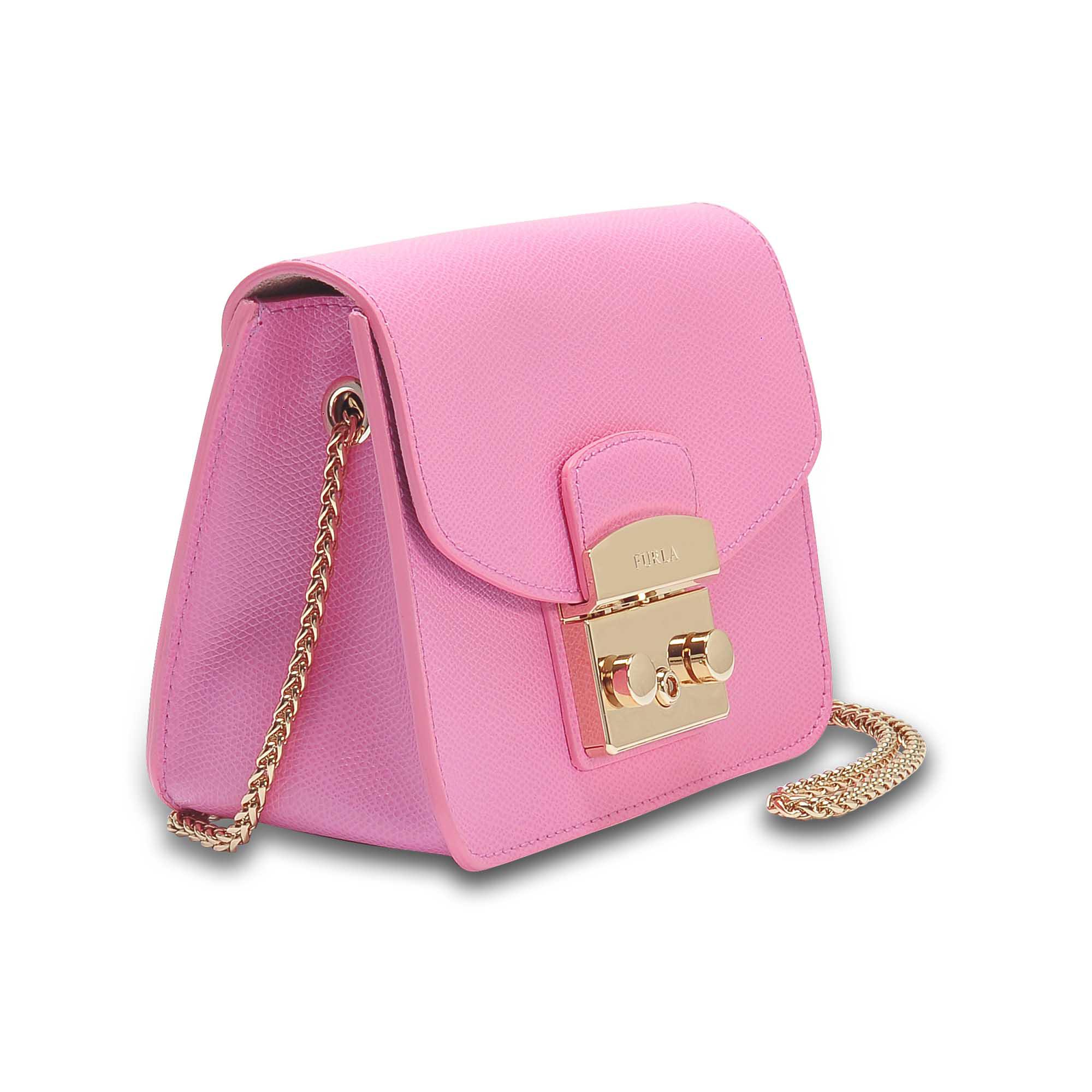 Furla Metropolis Mini Crossbody Bag in Pink - Lyst