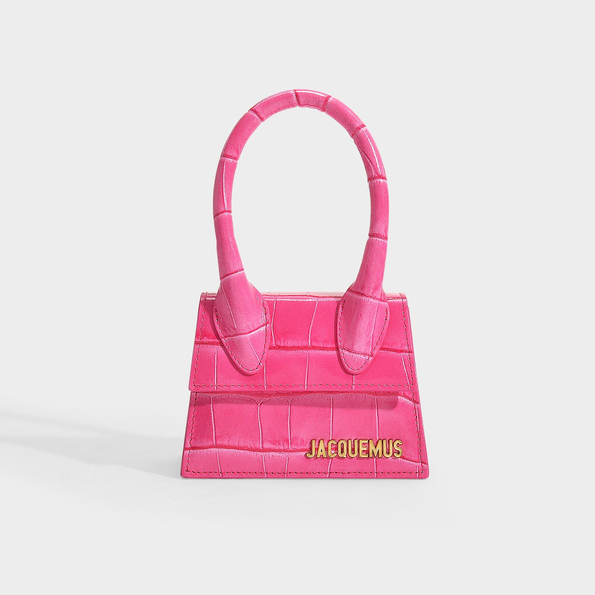 Sac Le Chiquito en Cuir de Veau Rose Jacquemus en coloris Rose - Lyst