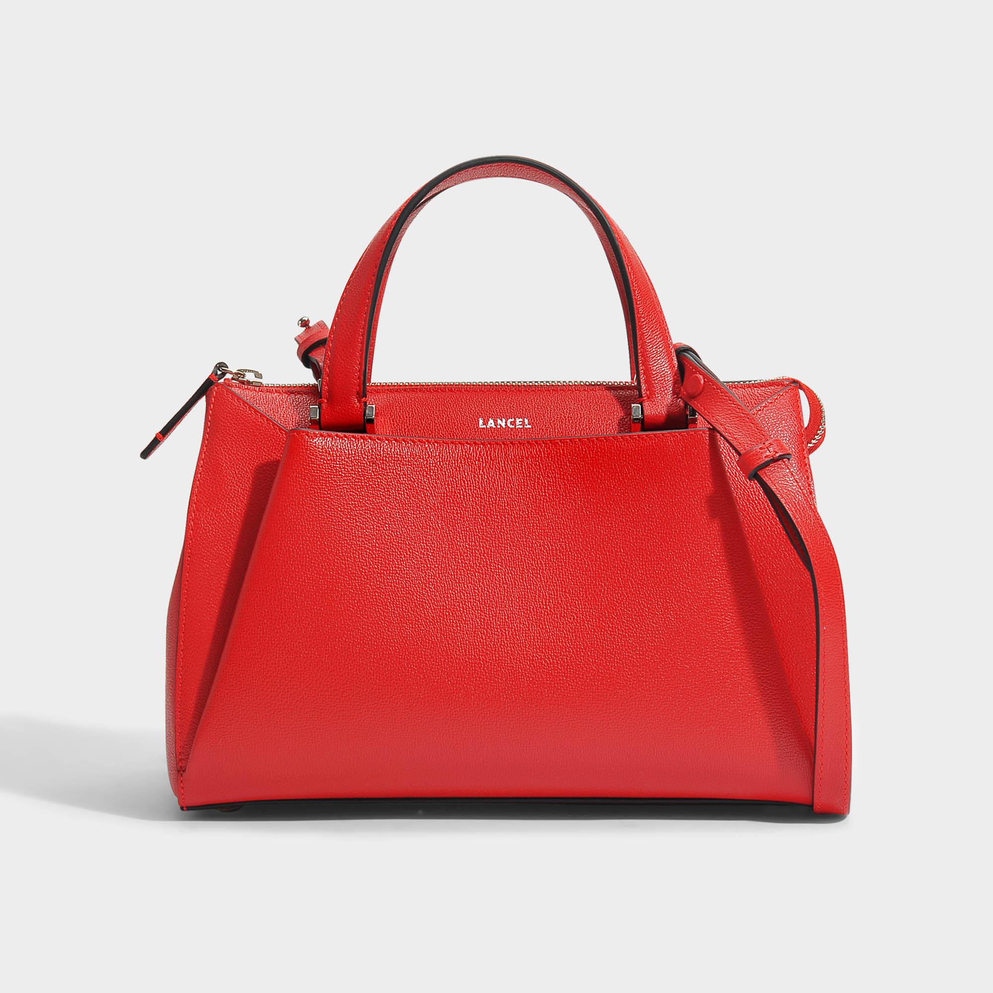 Red Lison Coloris En Xs De Rouge Cuir Sac Veau Lancel 1948 Cabas MqUVpGSz