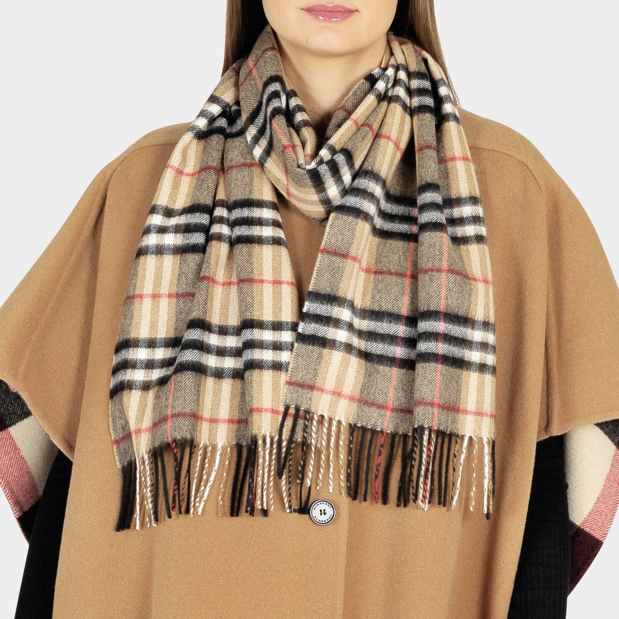 burberry heritage camel check scarf 3929522