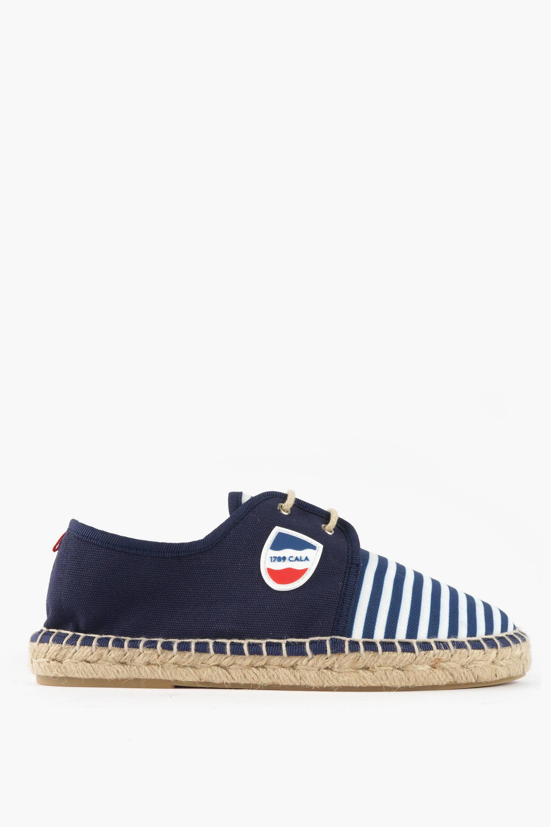 blue flat espadrilles