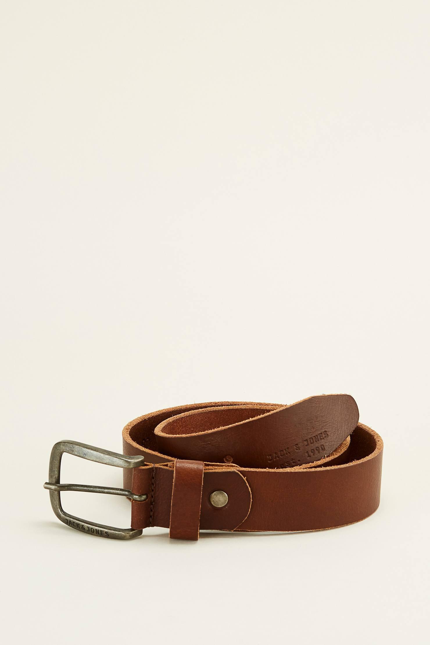 Lyst Jack & Jones Belt in Brown for Men
