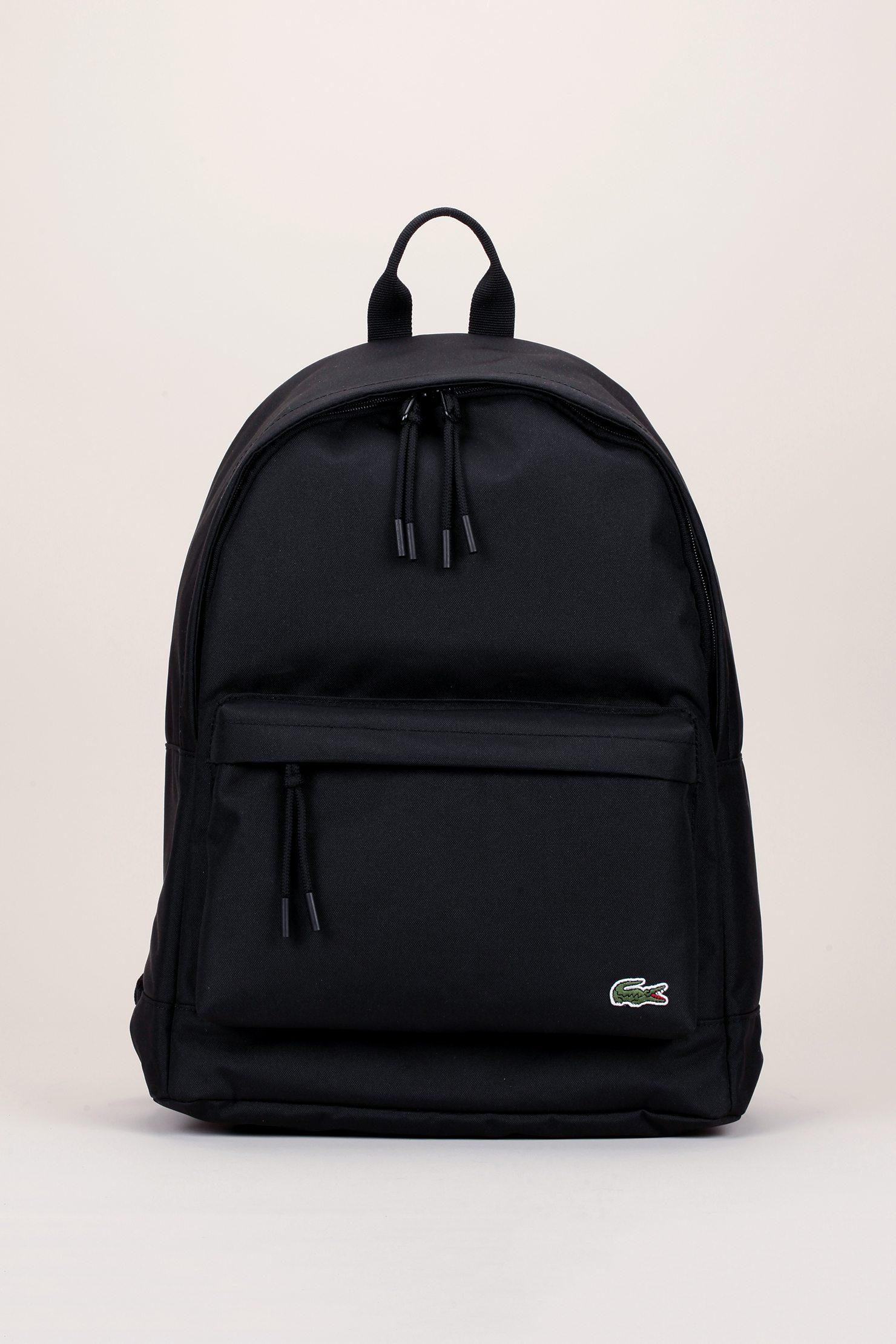 Lyst Lacoste Backpack in Black for Men