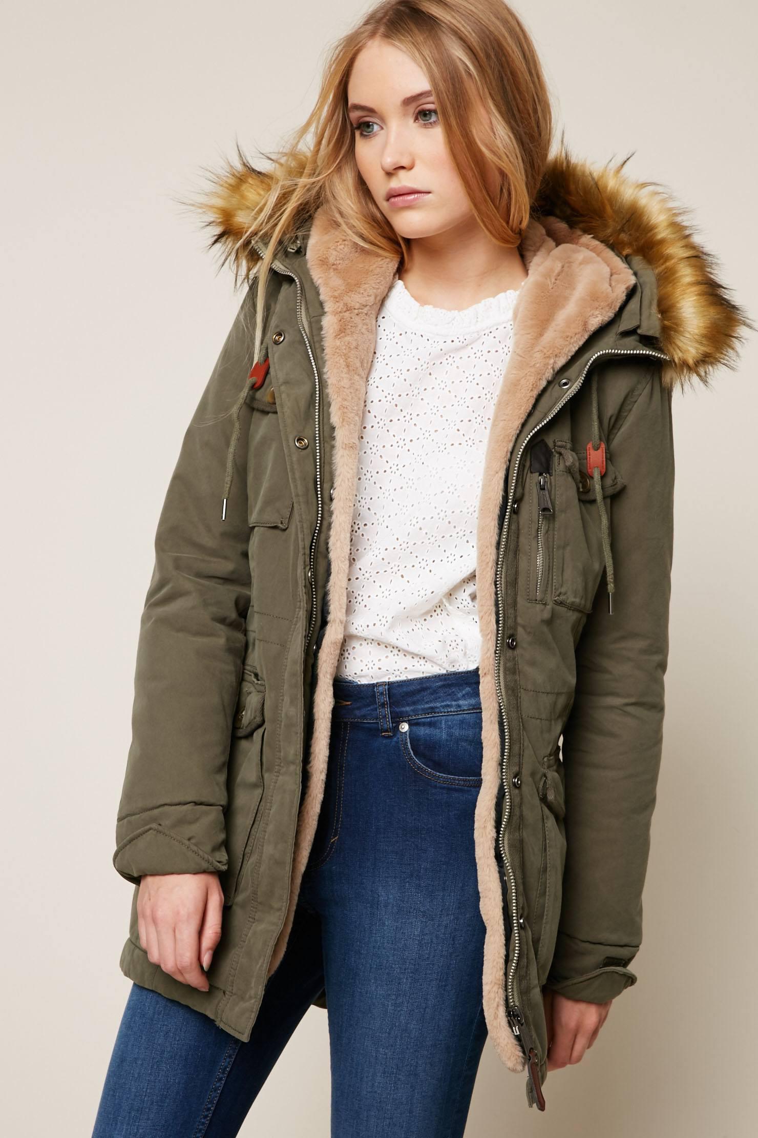 Lyst Schott Nyc Parka in Green