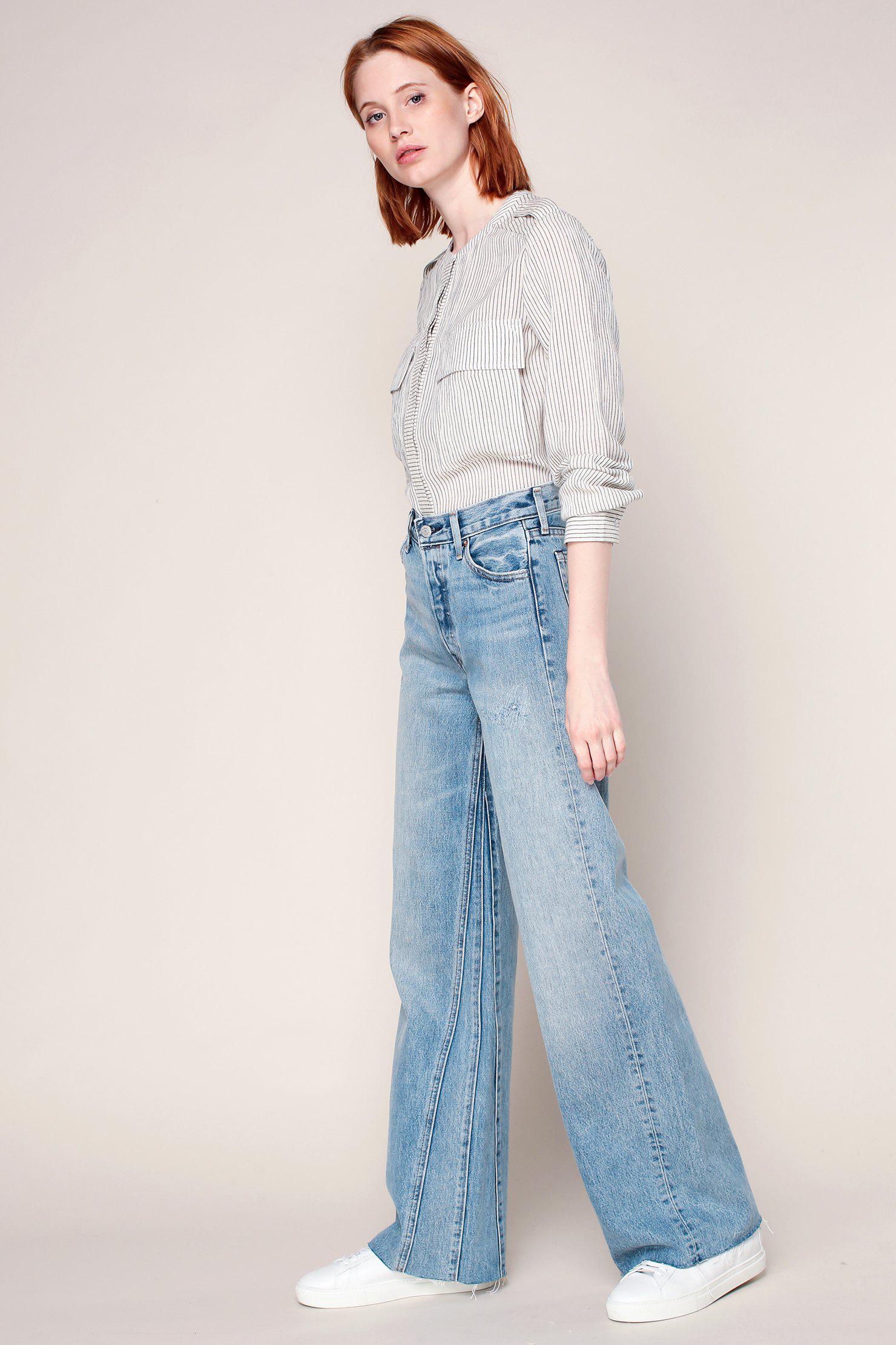 Lyst - Levi'S Flared Jeans in Blue
