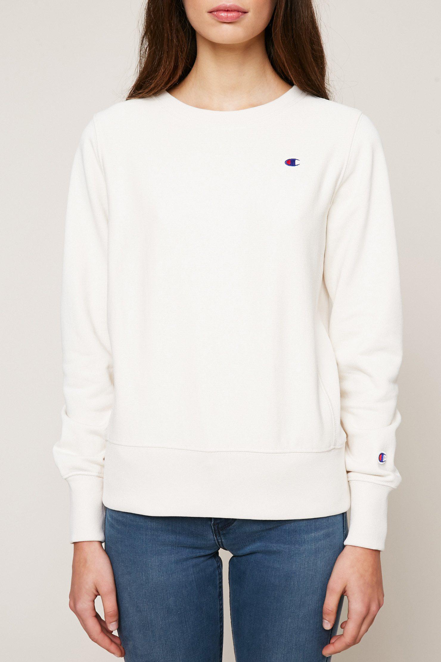 Lyst - Champion Sweatshirt in White