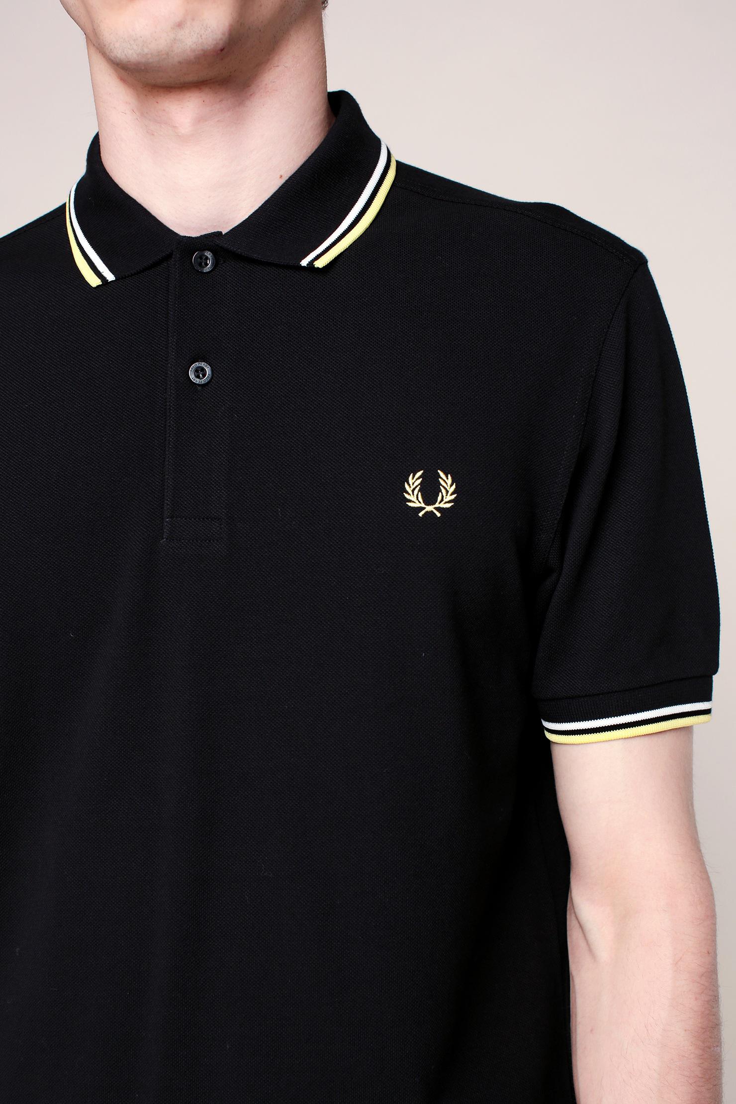 Lyst Fred Perry Polo Shirt in Black for Men