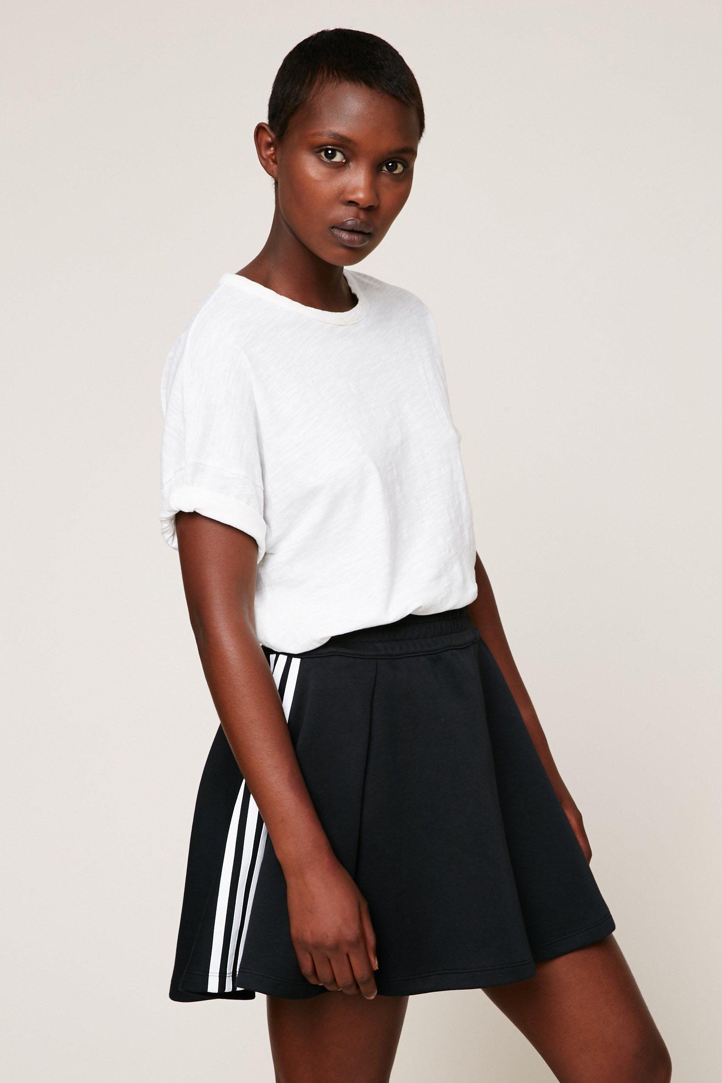 Lyst - Adidas High-waisted Skirt in Black