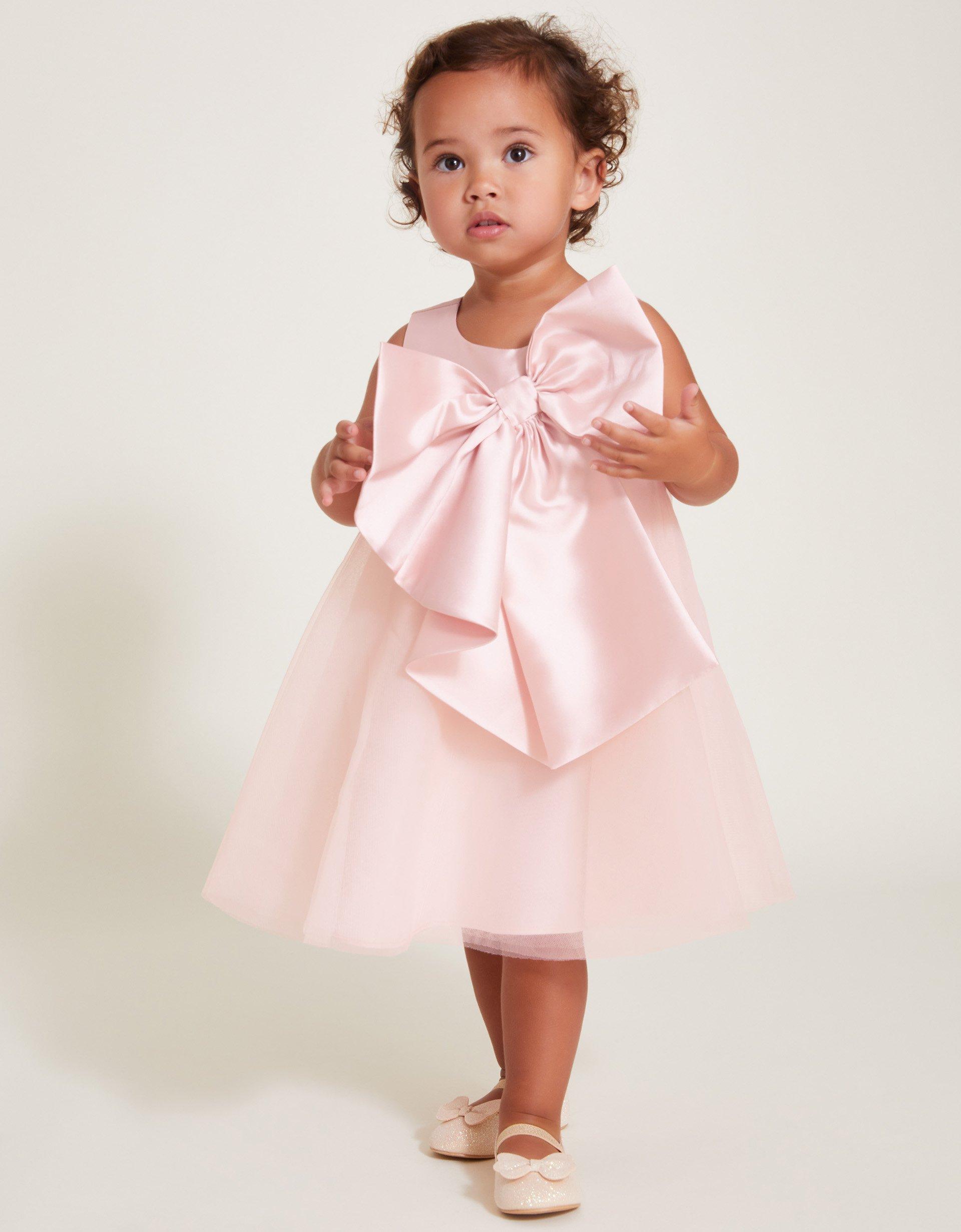 monsoon pink dress Buy Monsoon Pink Beatrice V-Neck Puff Short Sleeve A Line Midi Dress from Next USA
