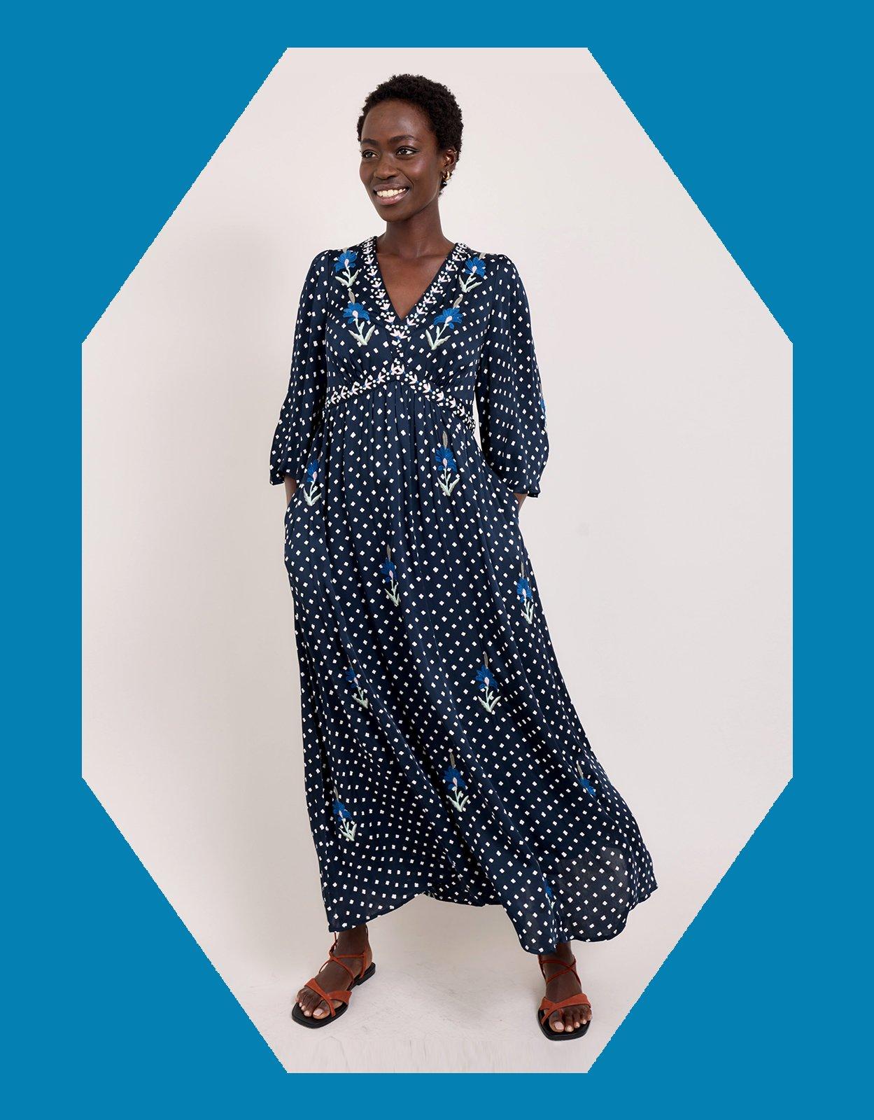 Blue monsoon dress 2025