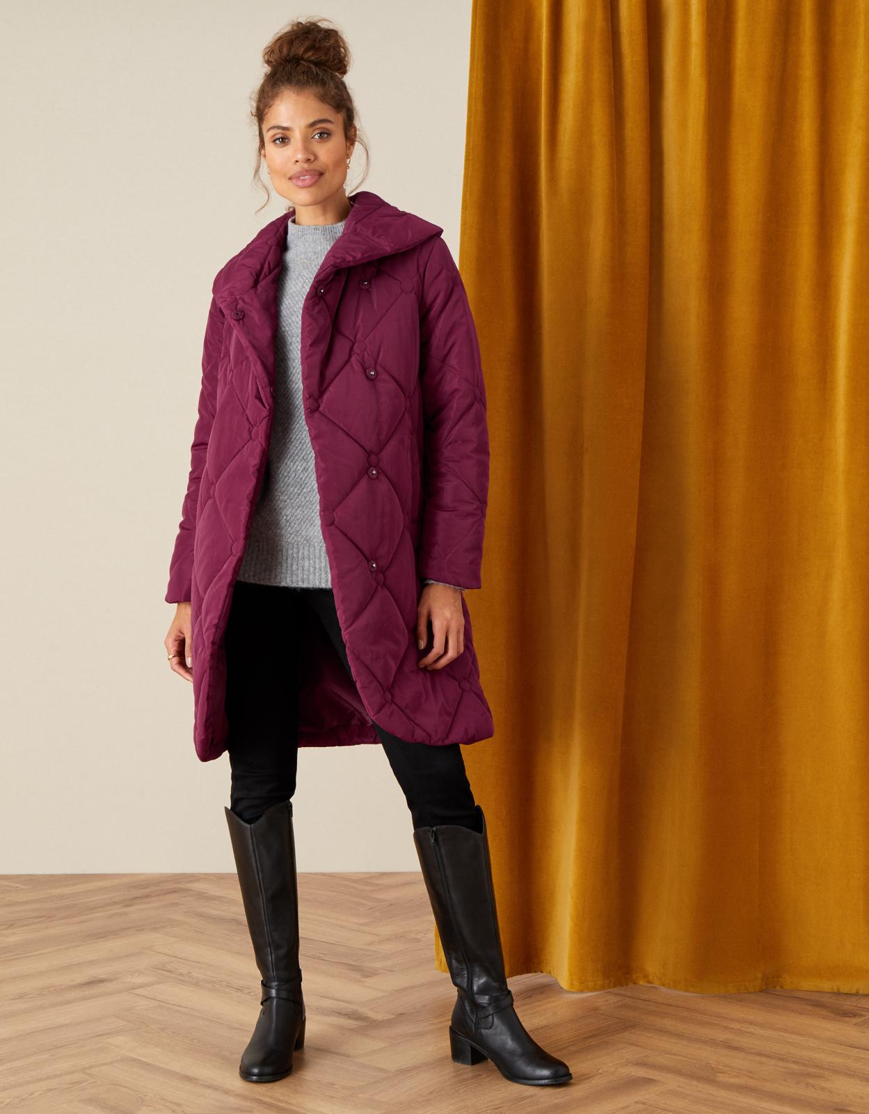 monsoon purple coat