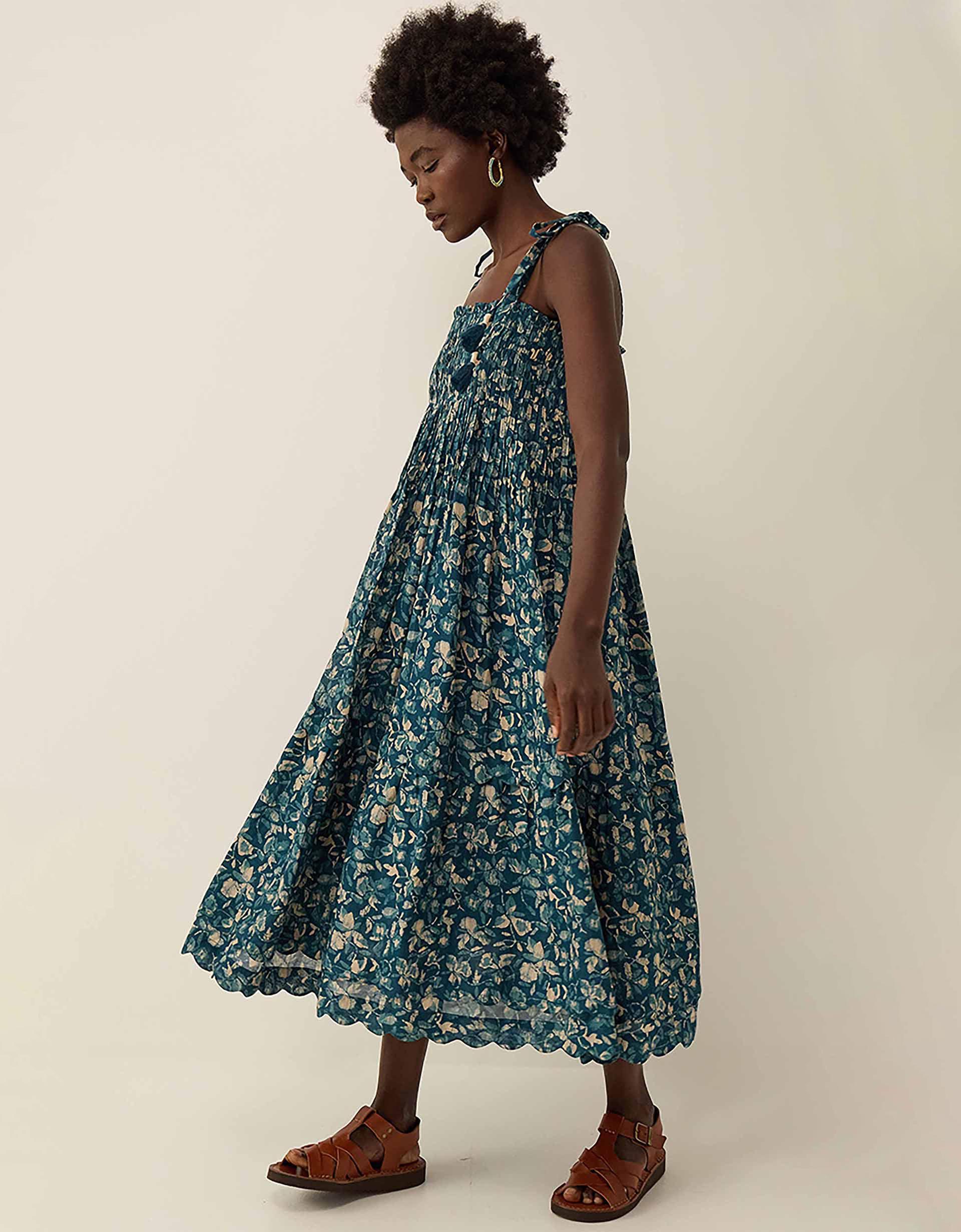 cotton on floral maxi dress Gigio Mixed Floral Cotton Maxi Dress