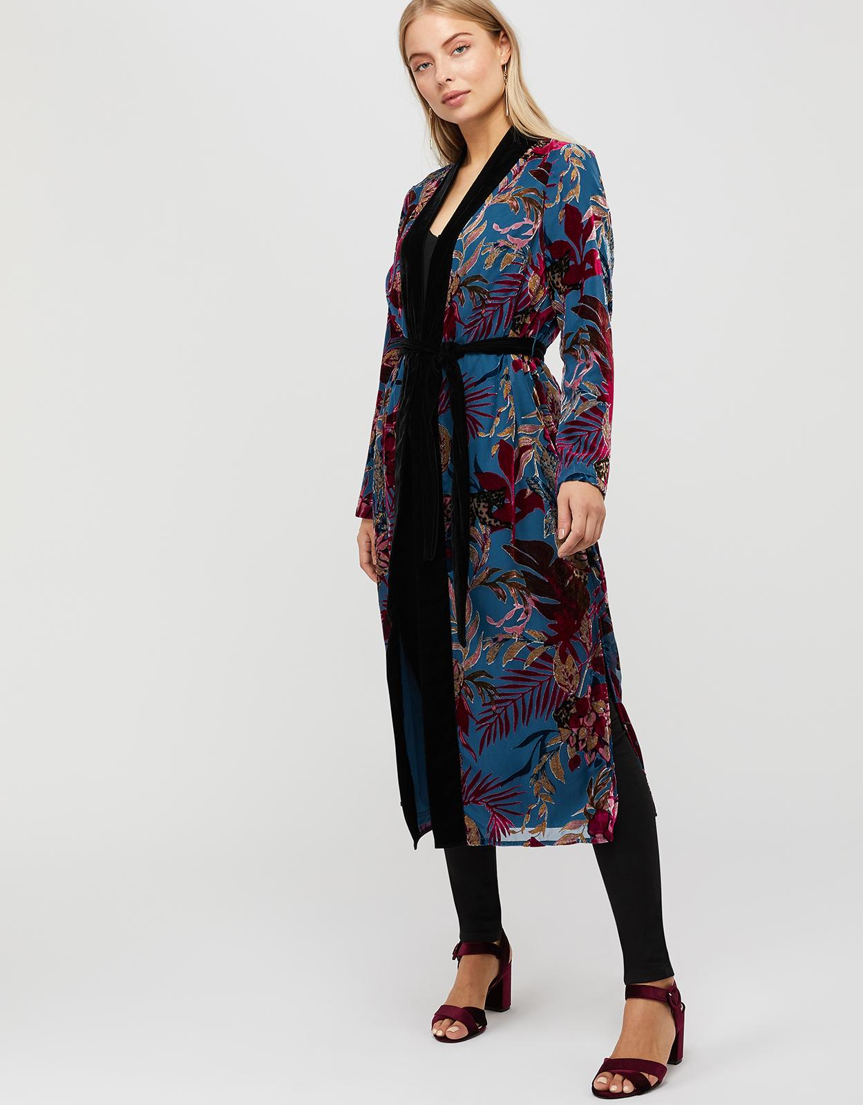 Devore kimono shop jacket