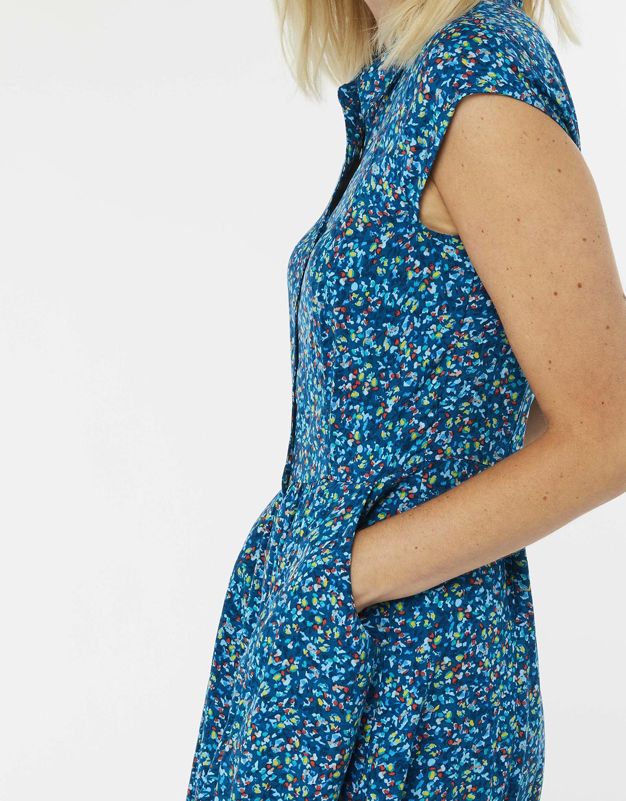 laura ashley navy dress