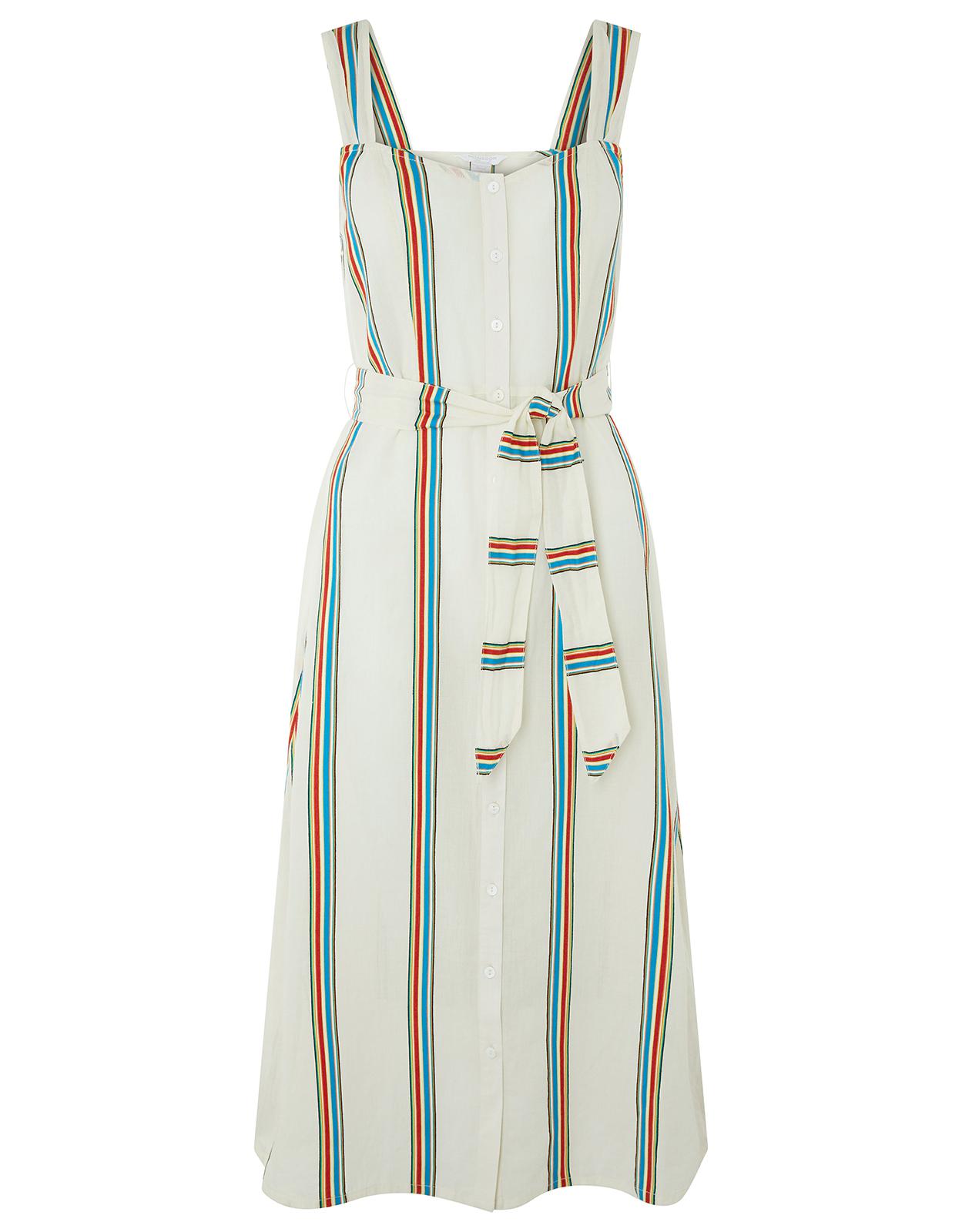 monsoon ribbon stripe dress