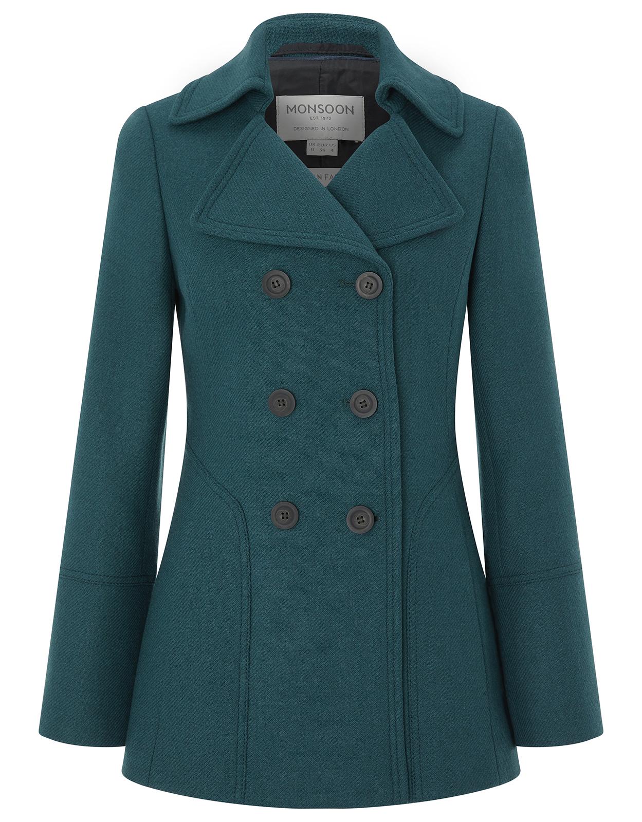 teal peacoat