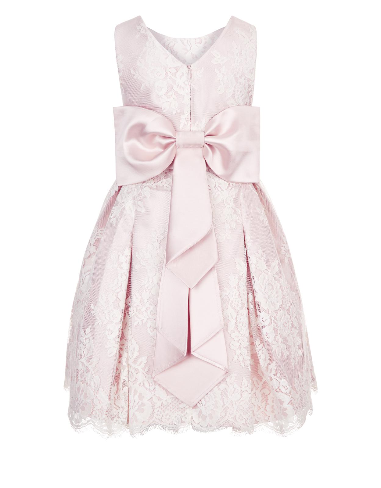 monsoon valeria lace dress pink