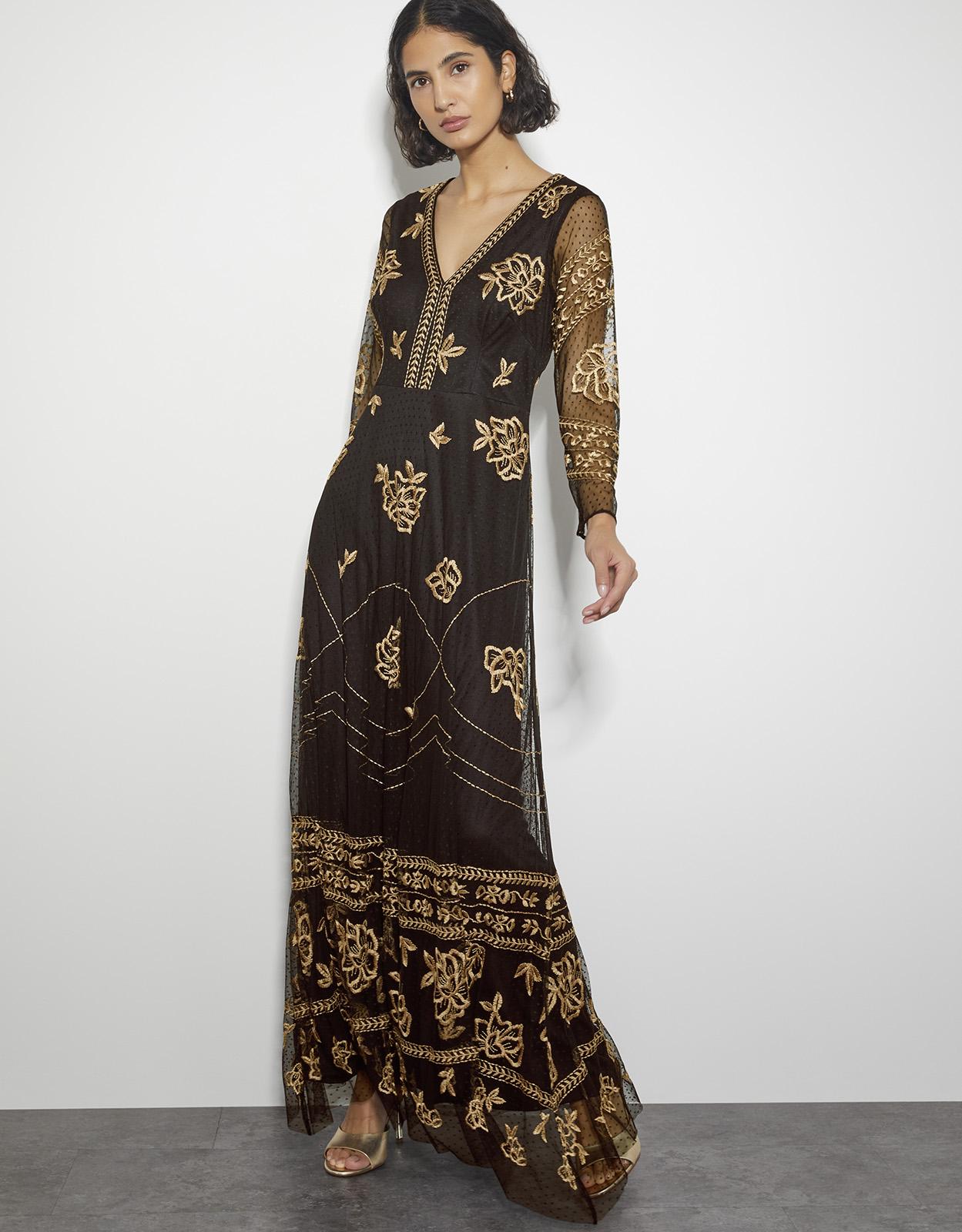 green emerald velvet dress CLEMENCE HIGH NECK MAXI DRESS | IVORY | DRESSES