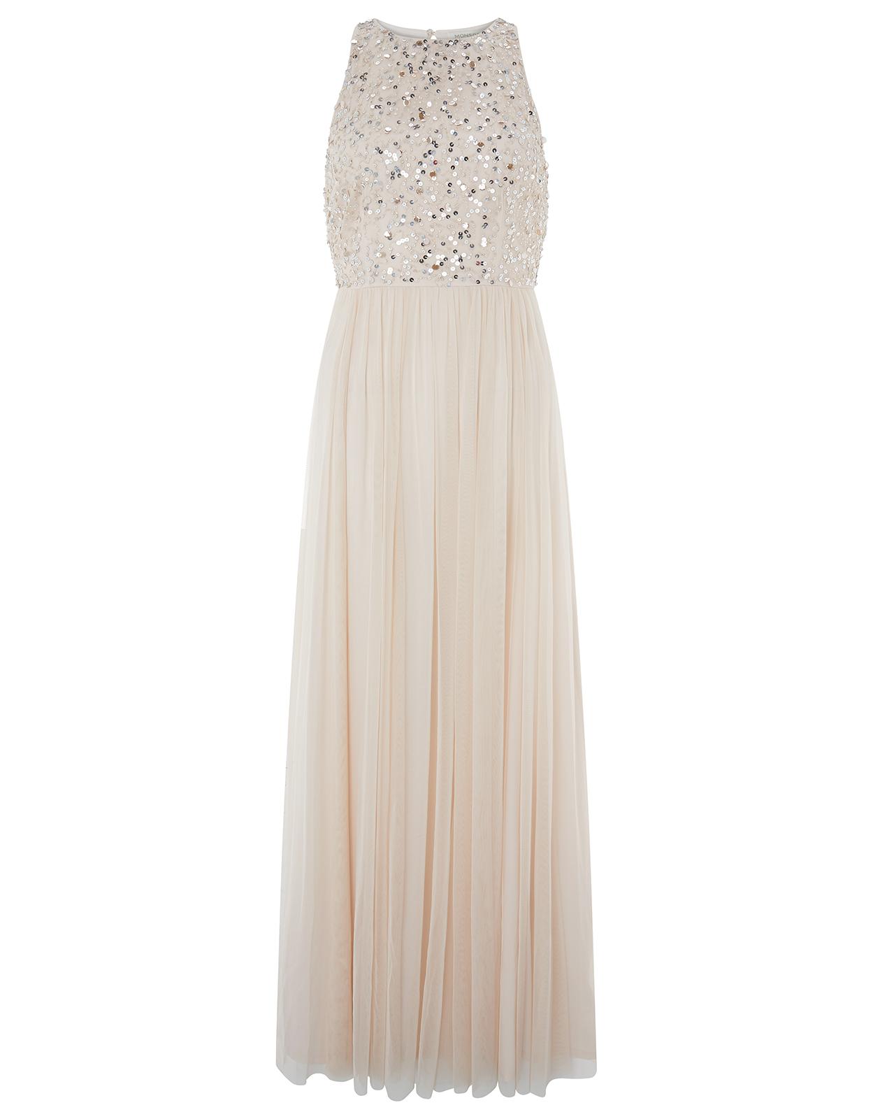 scarlett embellished tulle maxi dress