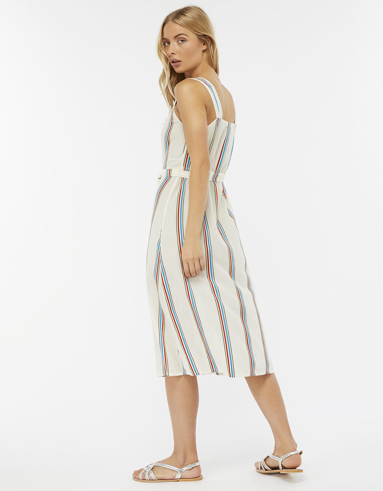 monsoon ribbon stripe dress