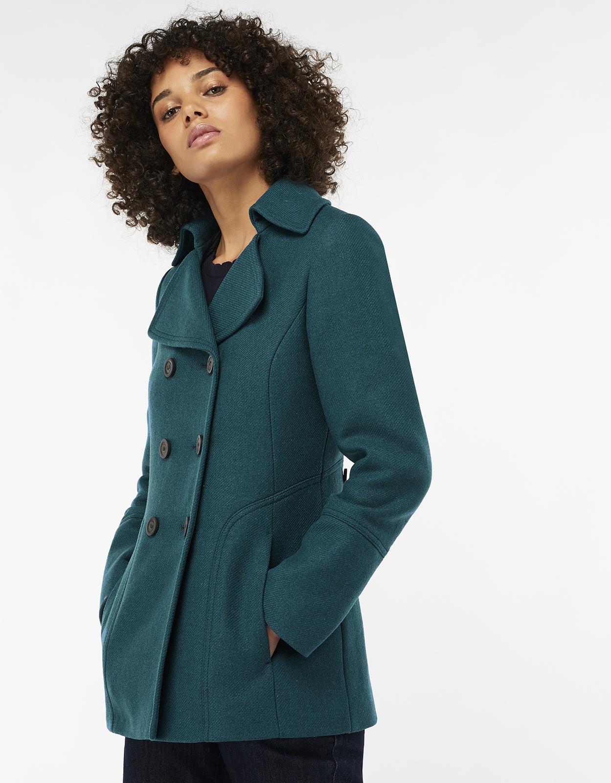 monsoon pea coat