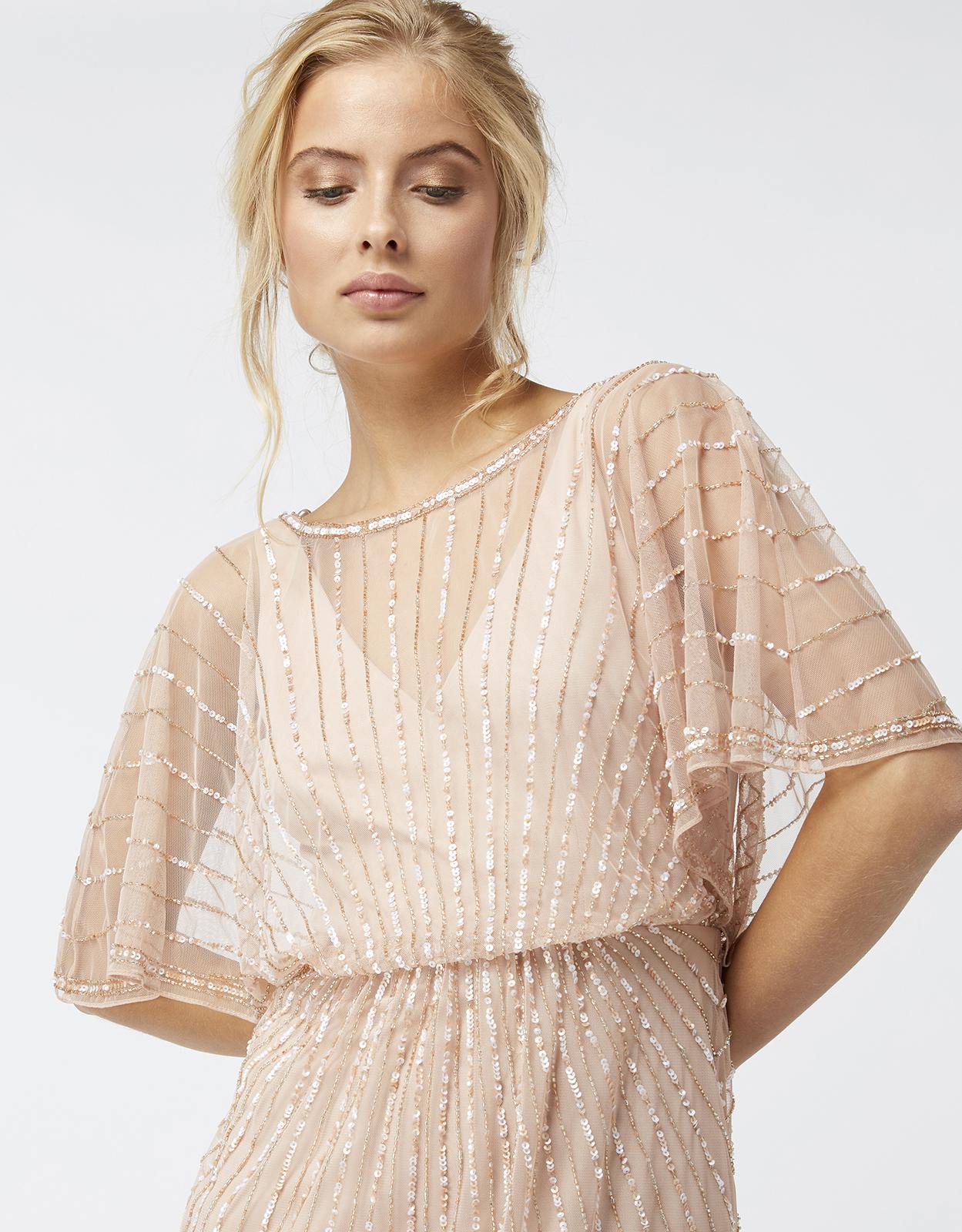 Angelina Embellished Maxi Dress