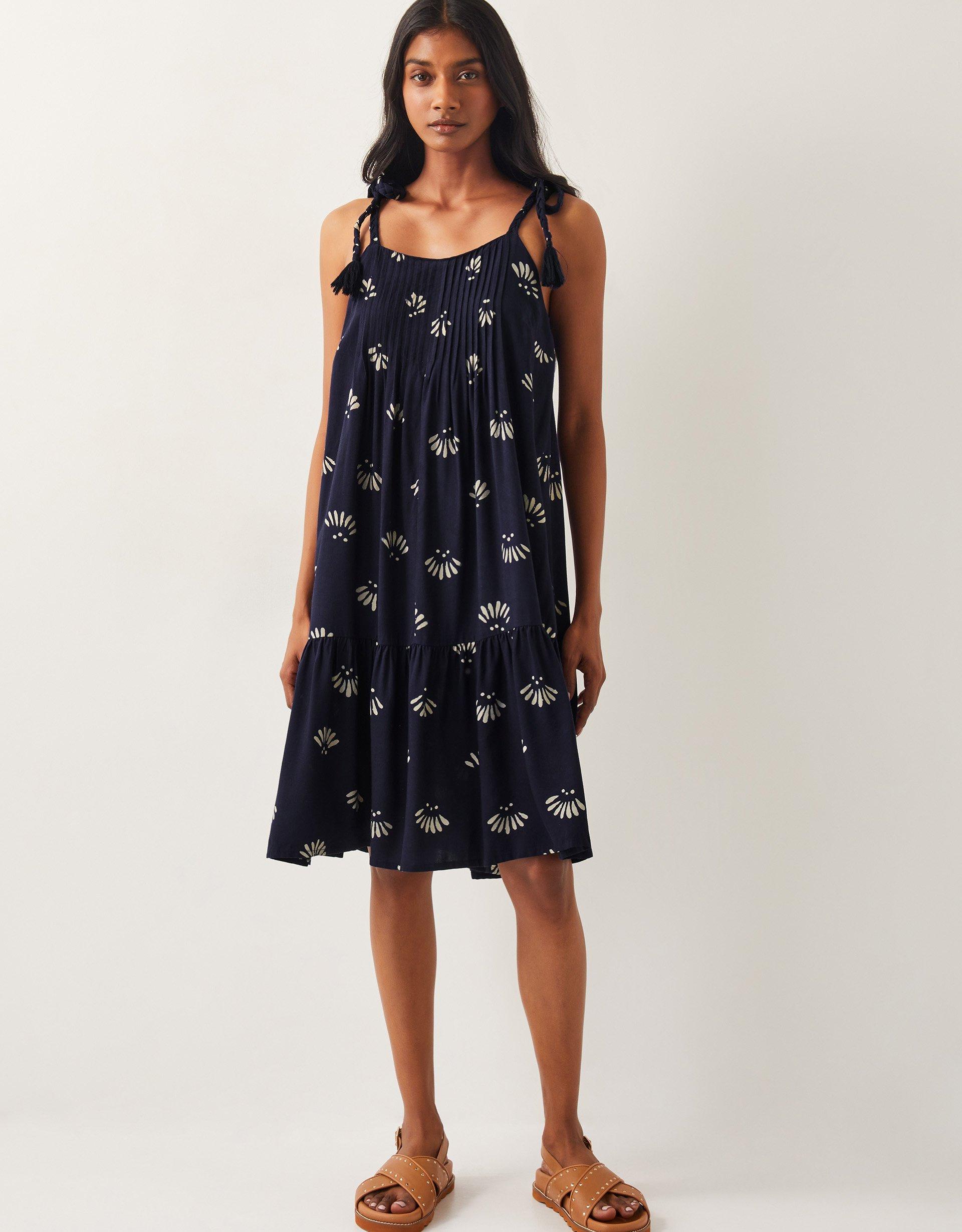 Briana Batik Print Strapless Dress Briana Batik Print Strapless Dress