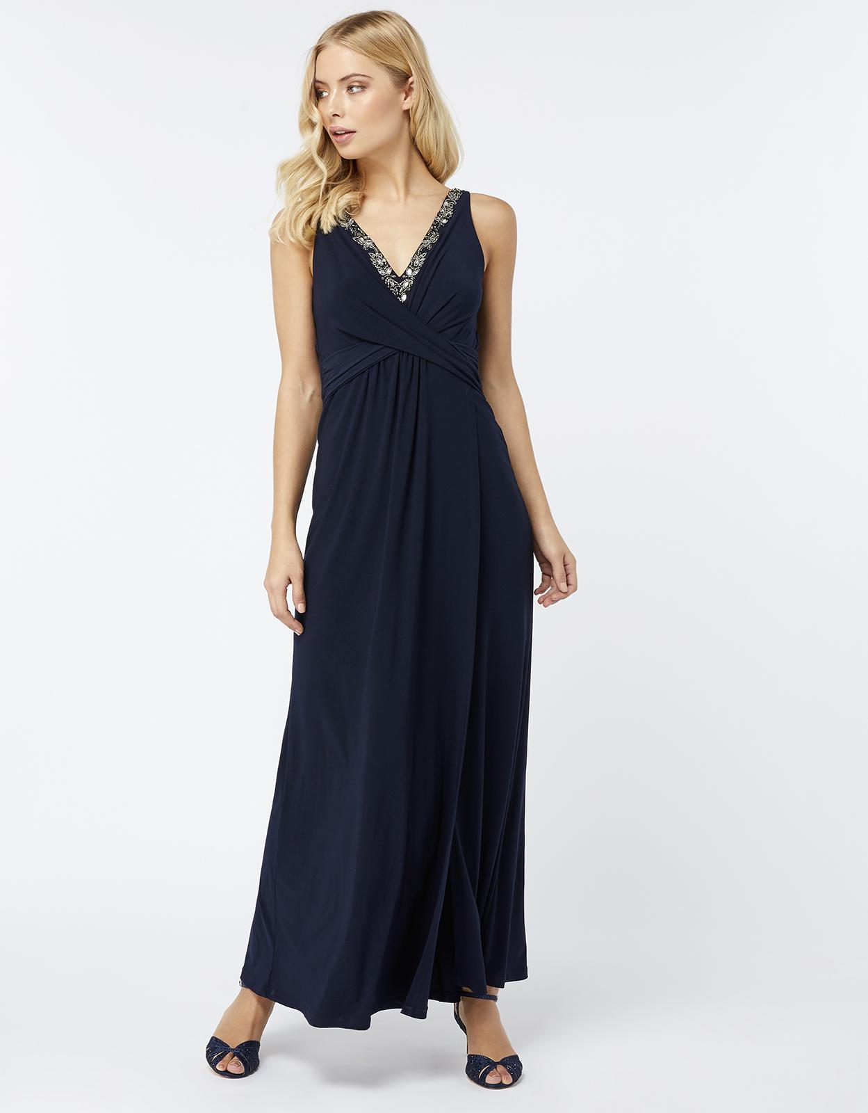 monsoon embellished maxi dress