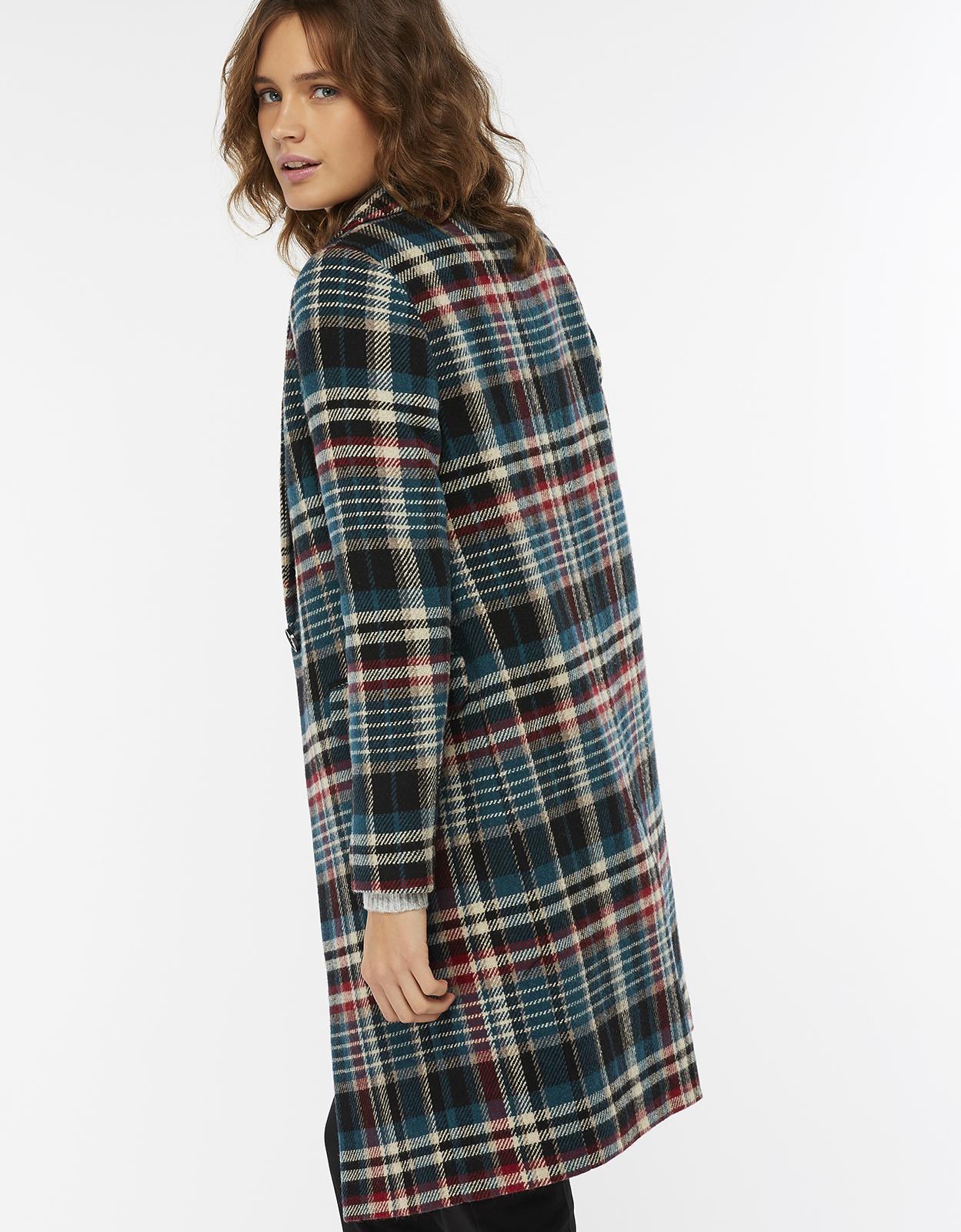 monsoon check coat