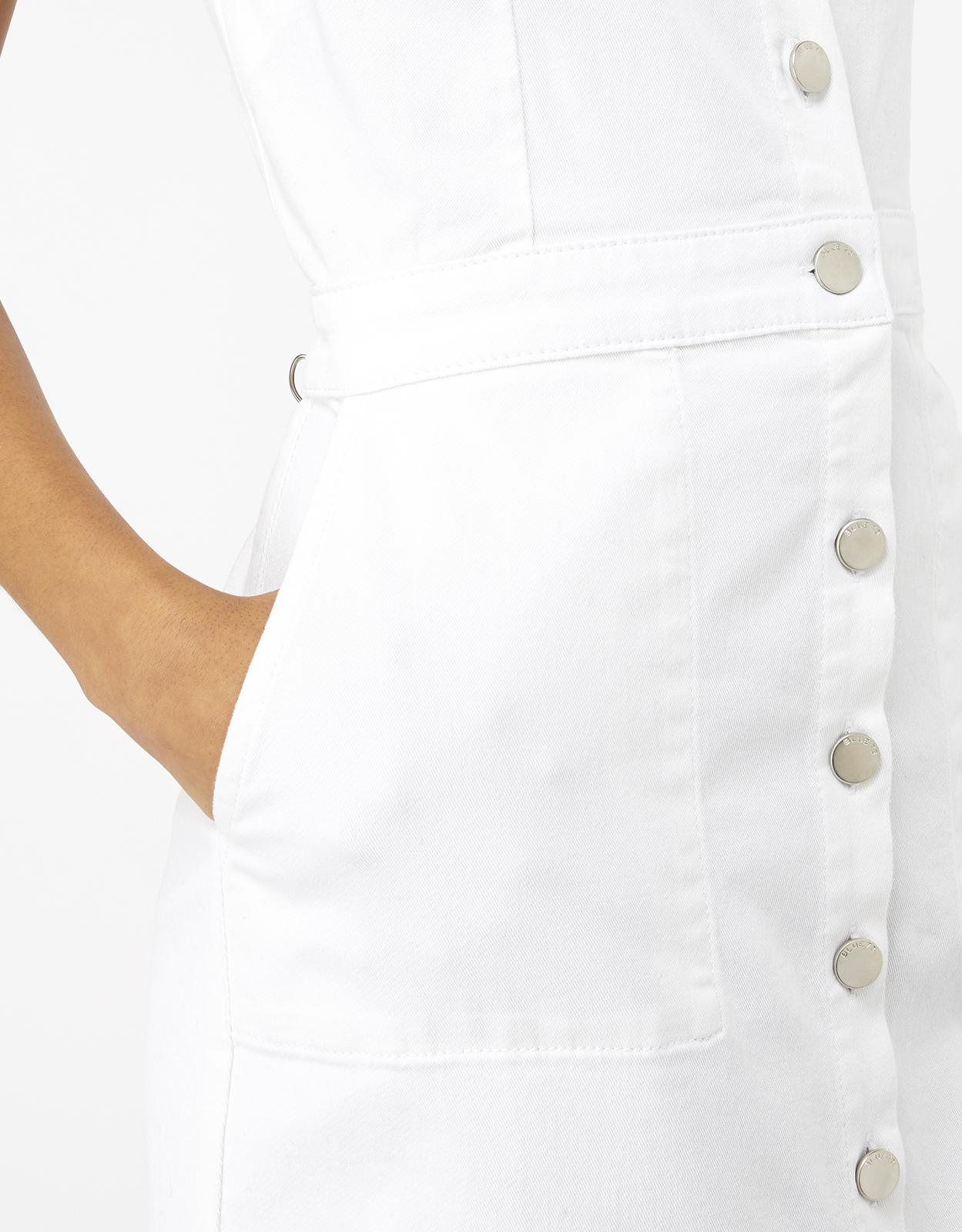 monsoon white denim dress