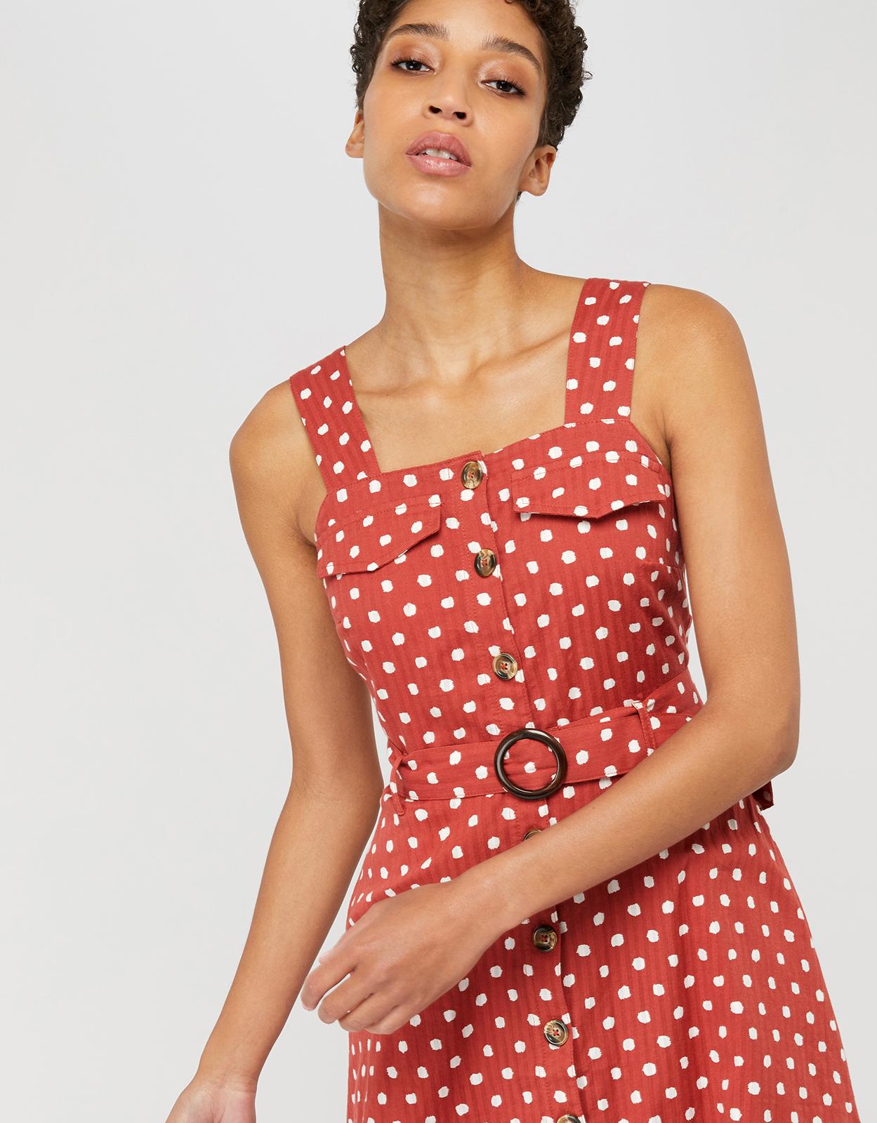 monsoon liza spot dress